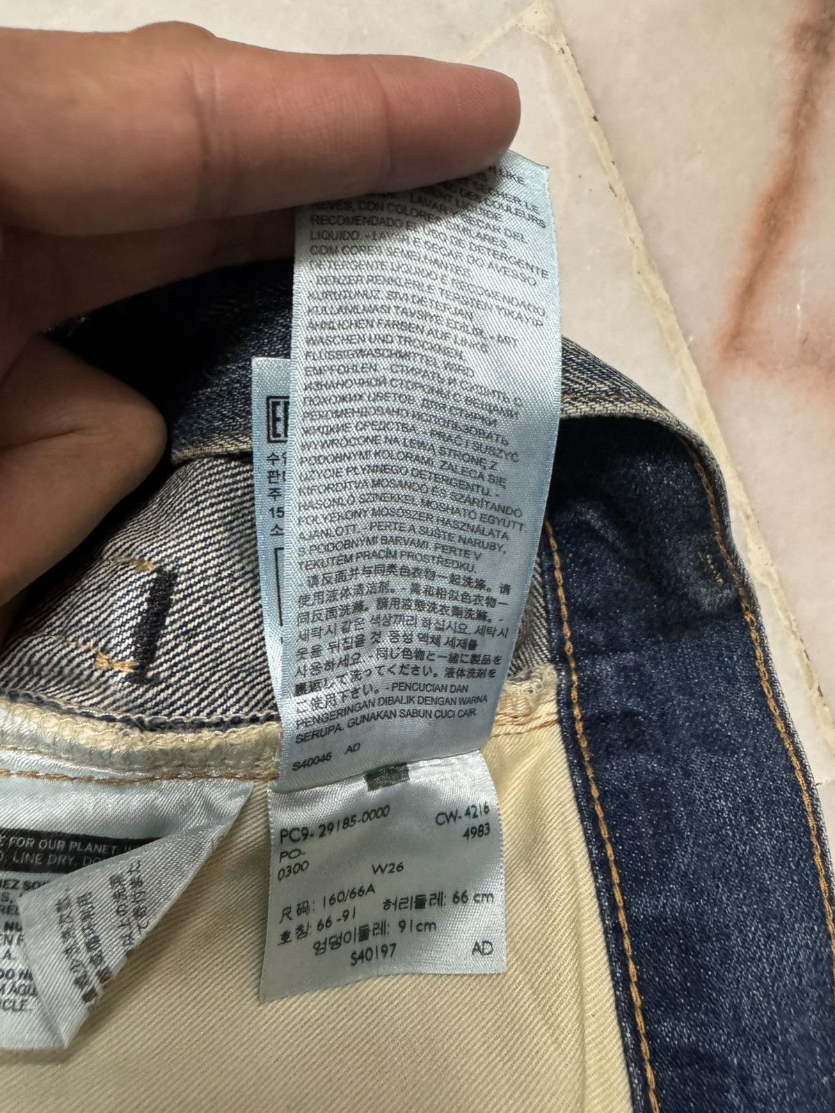Levi's 💥RARE SELVEDGE💥LEVI'S ( LVC ) 505 BELL BOTTOM BIG E MUDWASH Size US 26 / EU 42 - 16 Thumbnail