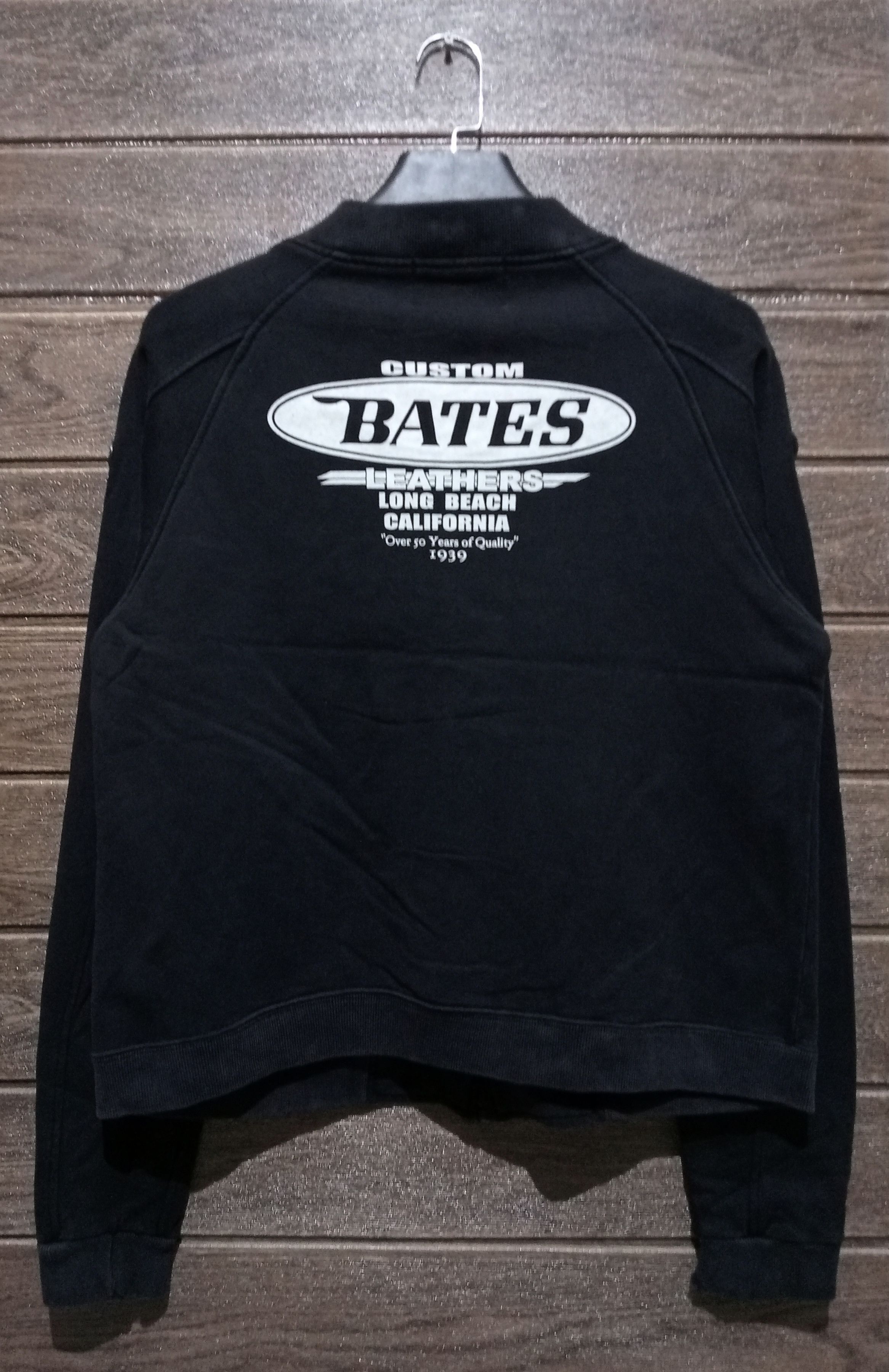 Bates Hats Custom Bates Leather Long Beach California Zipper Jacket Size US L / EU 52-54 / 3 - 19 Thumbnail