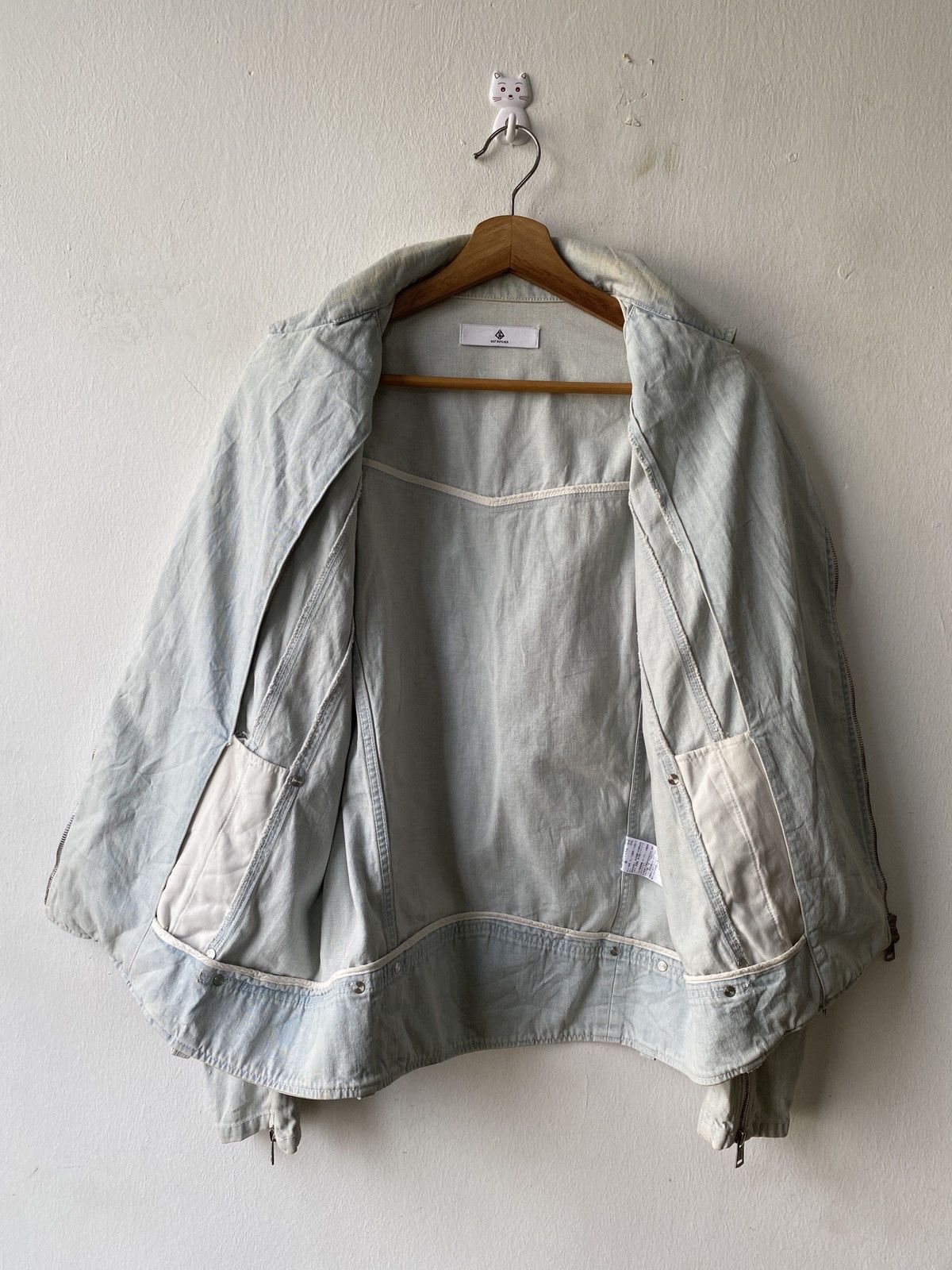 Diet Butcher Slim Skin × Japanese Brand Diet Butcher Japan Jeans Biker Jacket Size US M / EU 48-50 / 2 - 13 Thumbnail