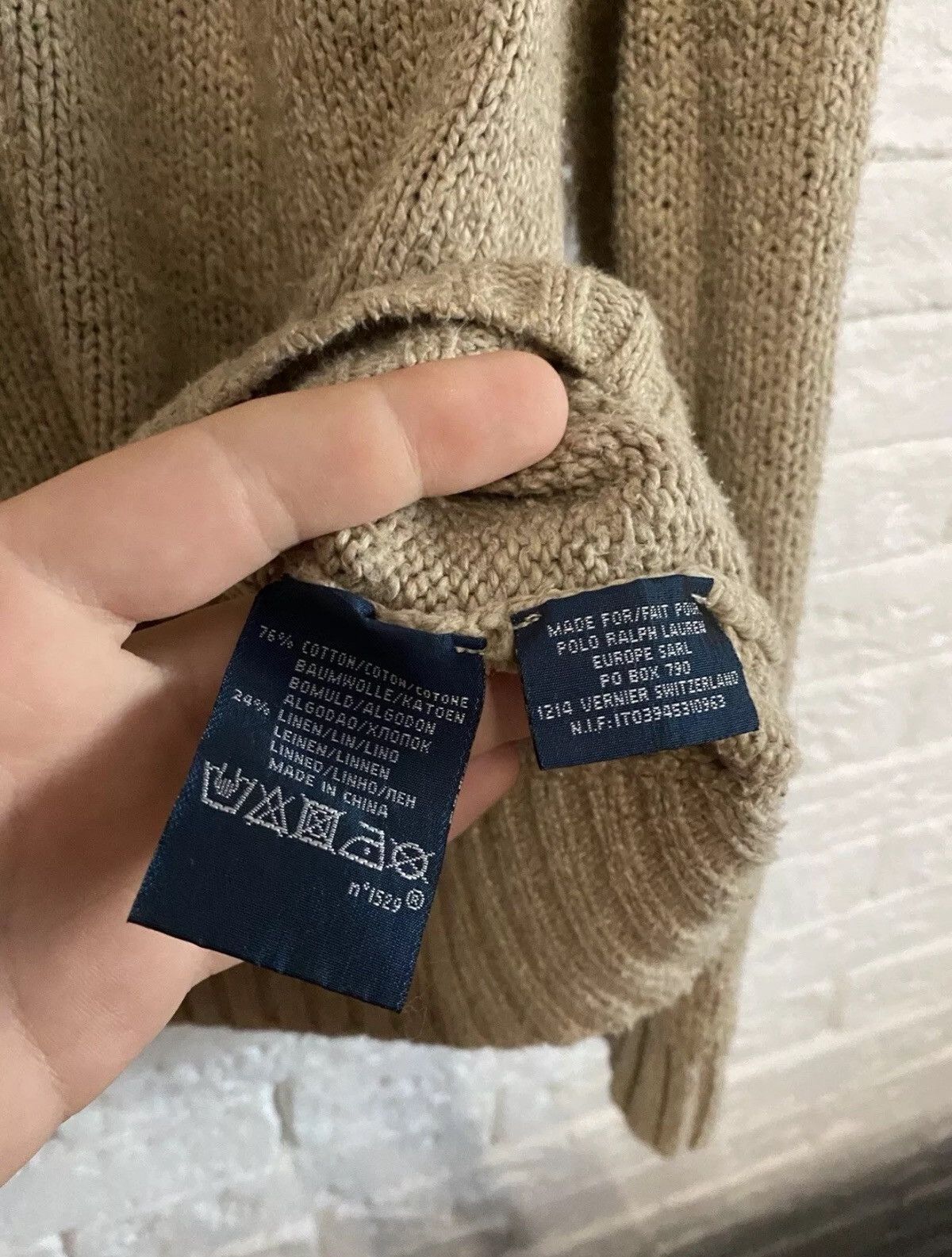 Polo Ralph Lauren Polo Ralph Lauren Linen Knit Sweater Sz S Size US S / EU 44-46 / 1 - 5 Thumbnail