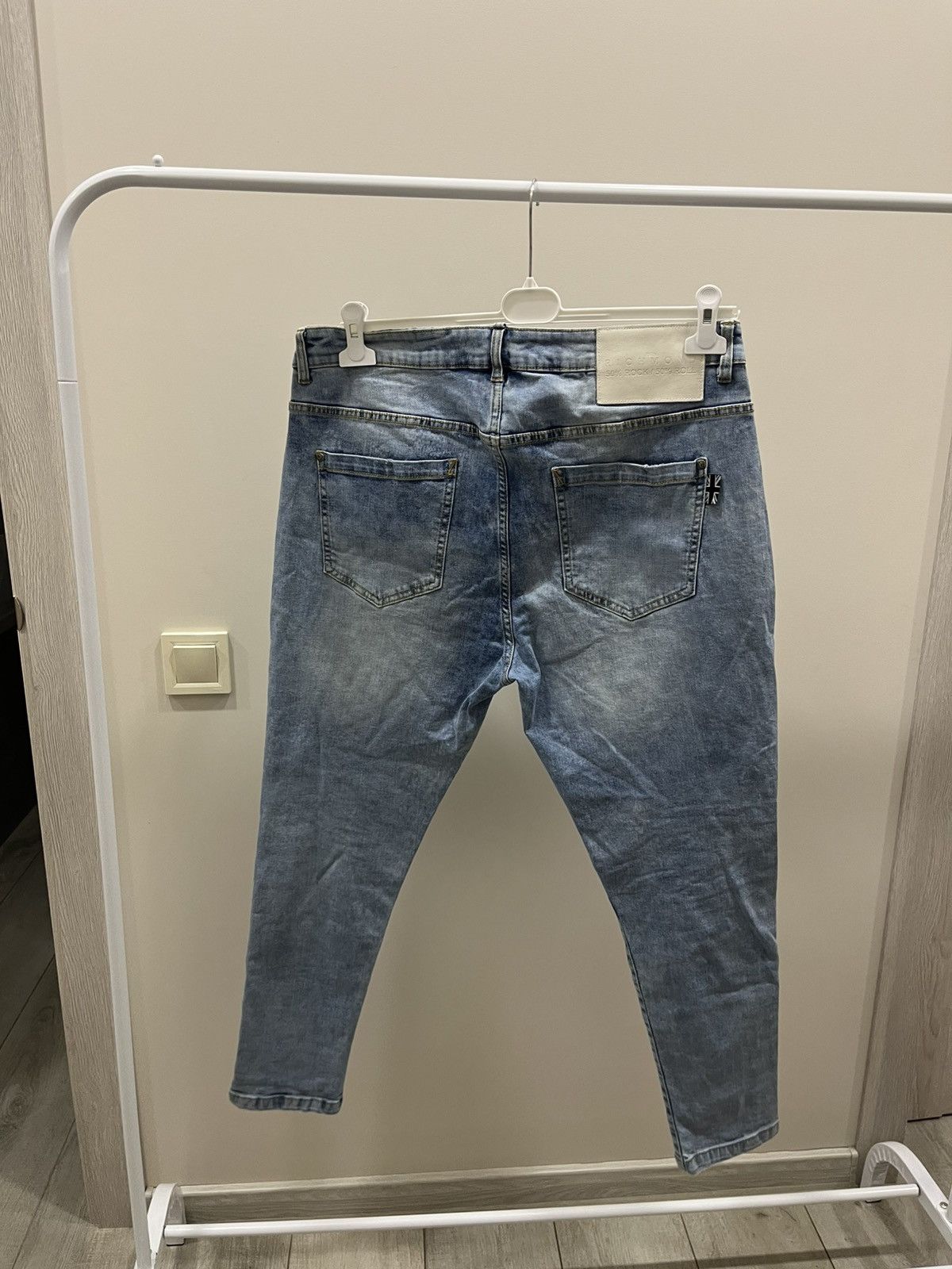 Richmond Denim Richmond Denim Y2K Blue Distressed Flare Jeans Made In Italy Size US 36 / EU 52 - 3 Thumbnail