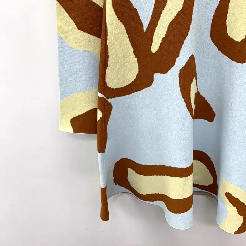 Dior Dior Light blue patterned printed round-neck long-sleeved Size S / US 4 / IT 40 - 4 Thumbnail