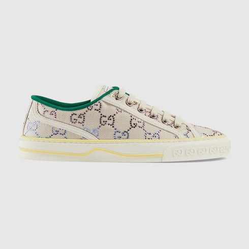 Gucci Gucci Tennis 1977 GG Crystal Sneakers SIZE 38.5 Size ONE SIZE - 1 Thumbnail