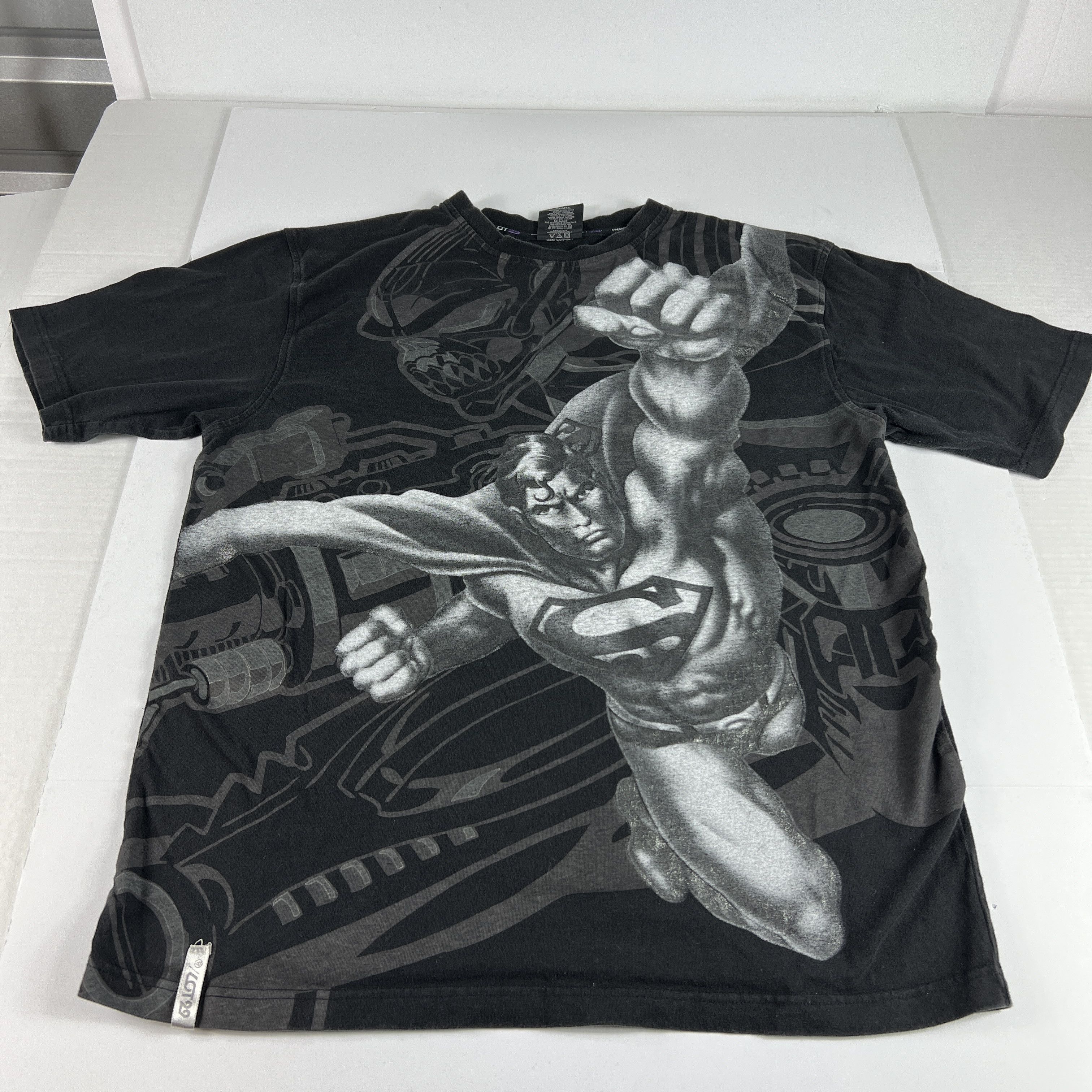 DC Comics × Vintage VTG Lot 29 X DC Comics Superman Green Goblin Mega Print Tee Size US L / EU 52-54 / 3 - 1 Thumbnail
