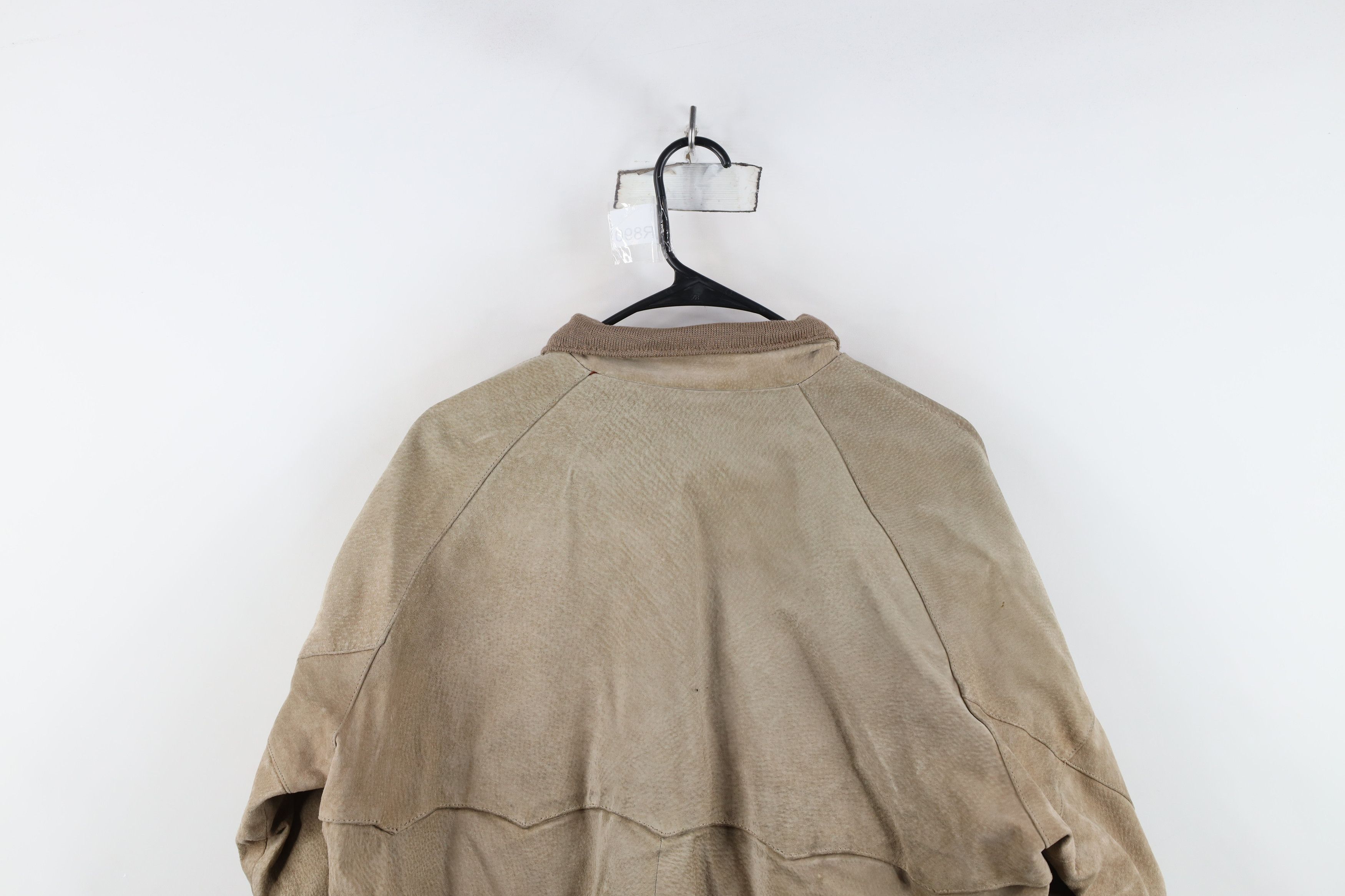 Vintage Vintage 70s Streetwear Leather Cafe Racer Bomber Jacket Size US XXL / EU 58 / 5 - 17 Thumbnail