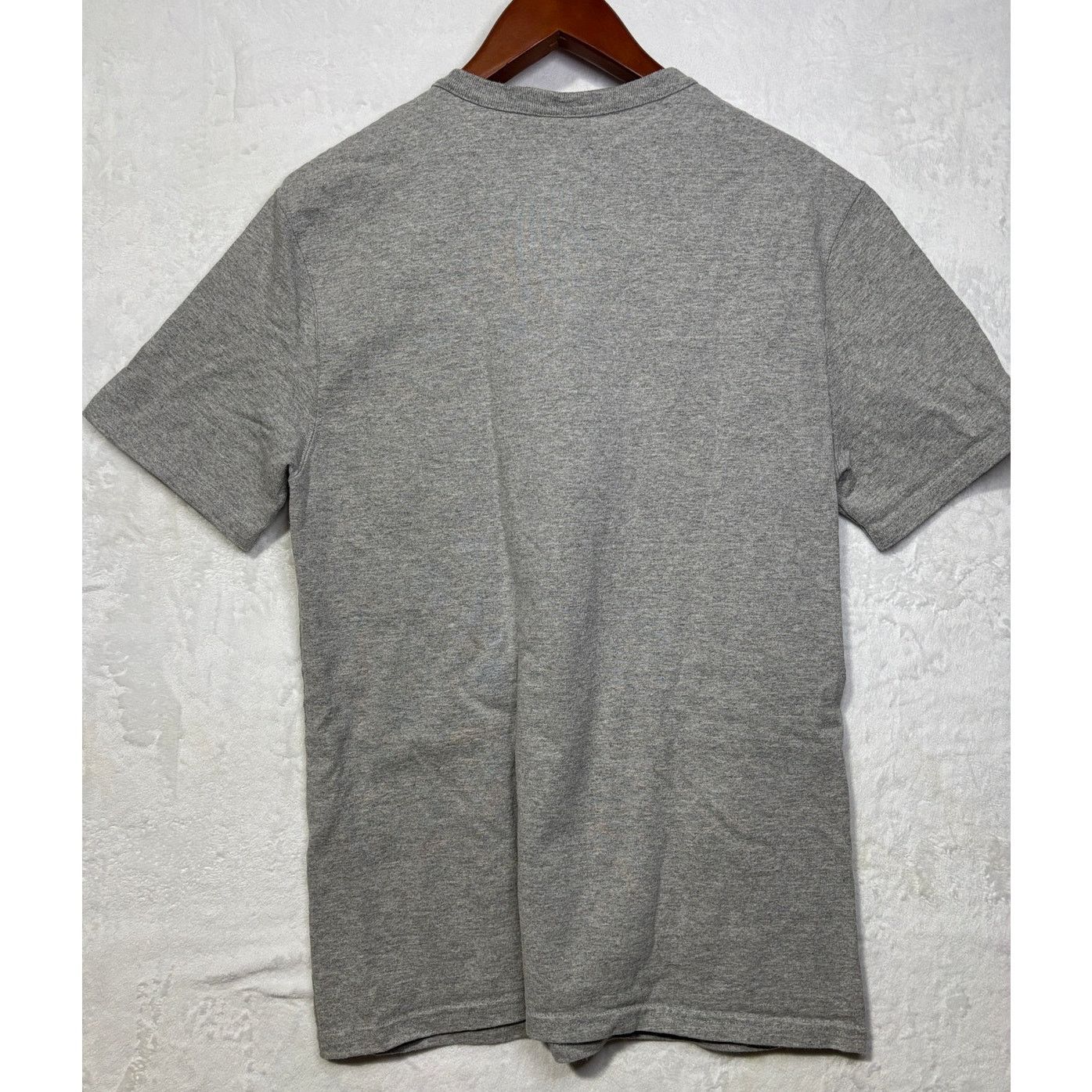 Champion CHAMPION Shirt Men's Grey Logo Short Sleeve | Medium Size US M / EU 48-50 / 2 - 5 Thumbnail