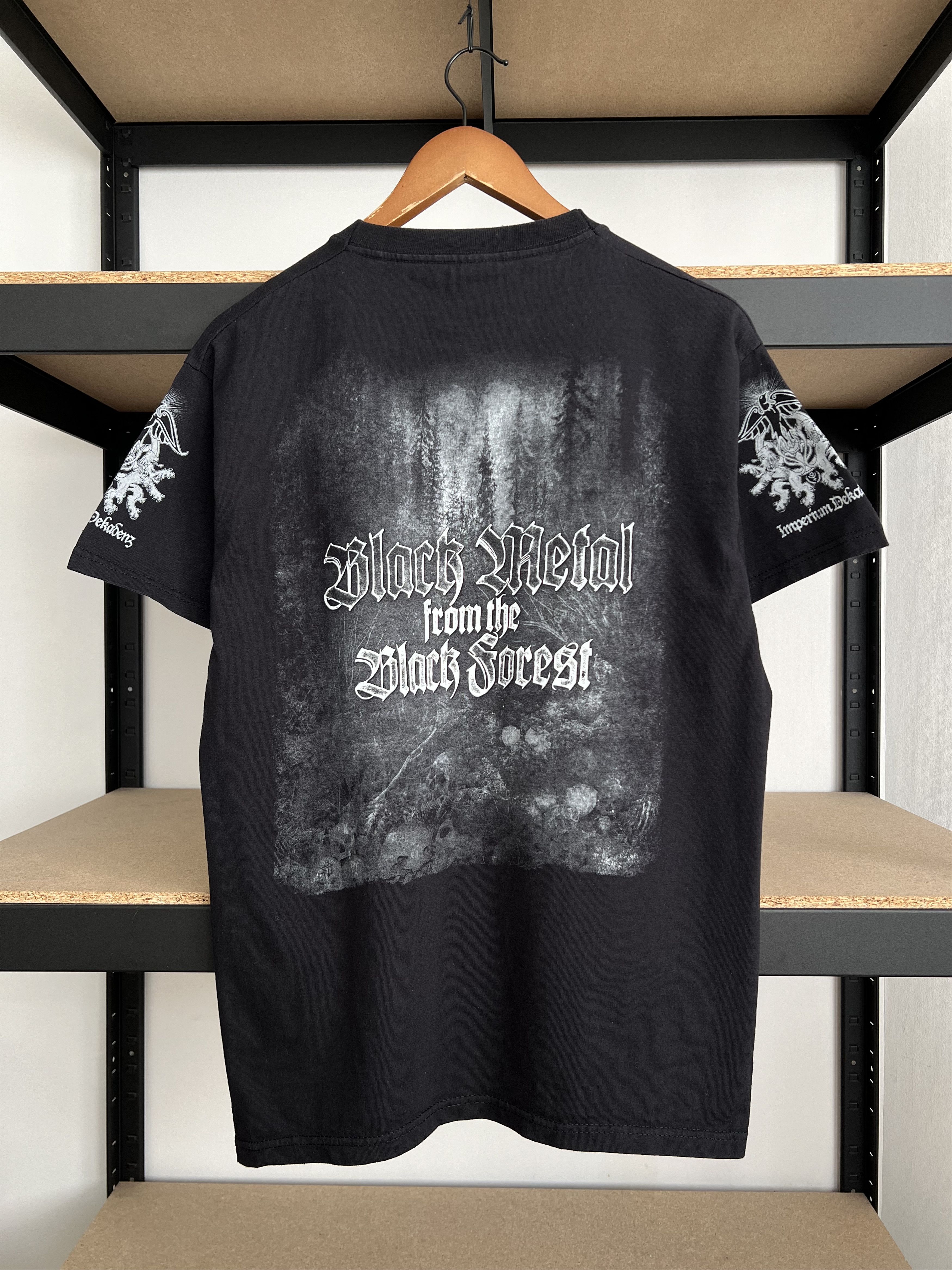 Band Tees Vintage 2000s Imperium Dekadenz Black Metal Band Black Tee Size US L / EU 52-54 / 3 - 2 Thumbnail