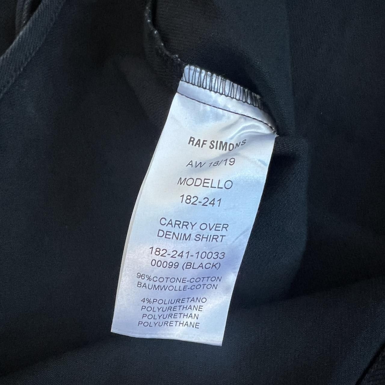 Raf Simons RAF SIMONS CARRY OVER DENIM SHIRT Size US L / EU 52-54 / 3 - 4 Thumbnail