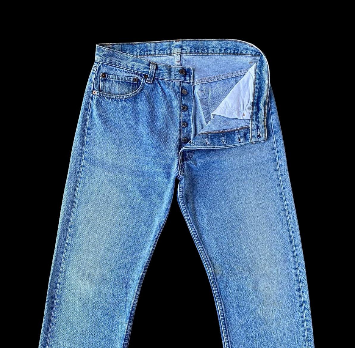 Levi's Vintage Clothing VINTAGE 80S LEVIS 501 LIGHTWASH FADED W33X30.5" Size US 33 - 6 Thumbnail