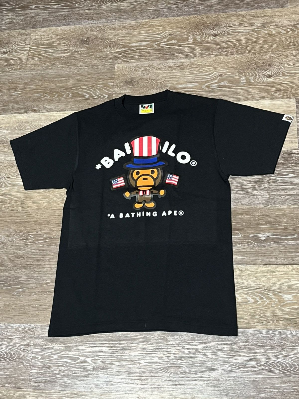 A Bathing Ape Baby Milo Independence Day Tee Shirt