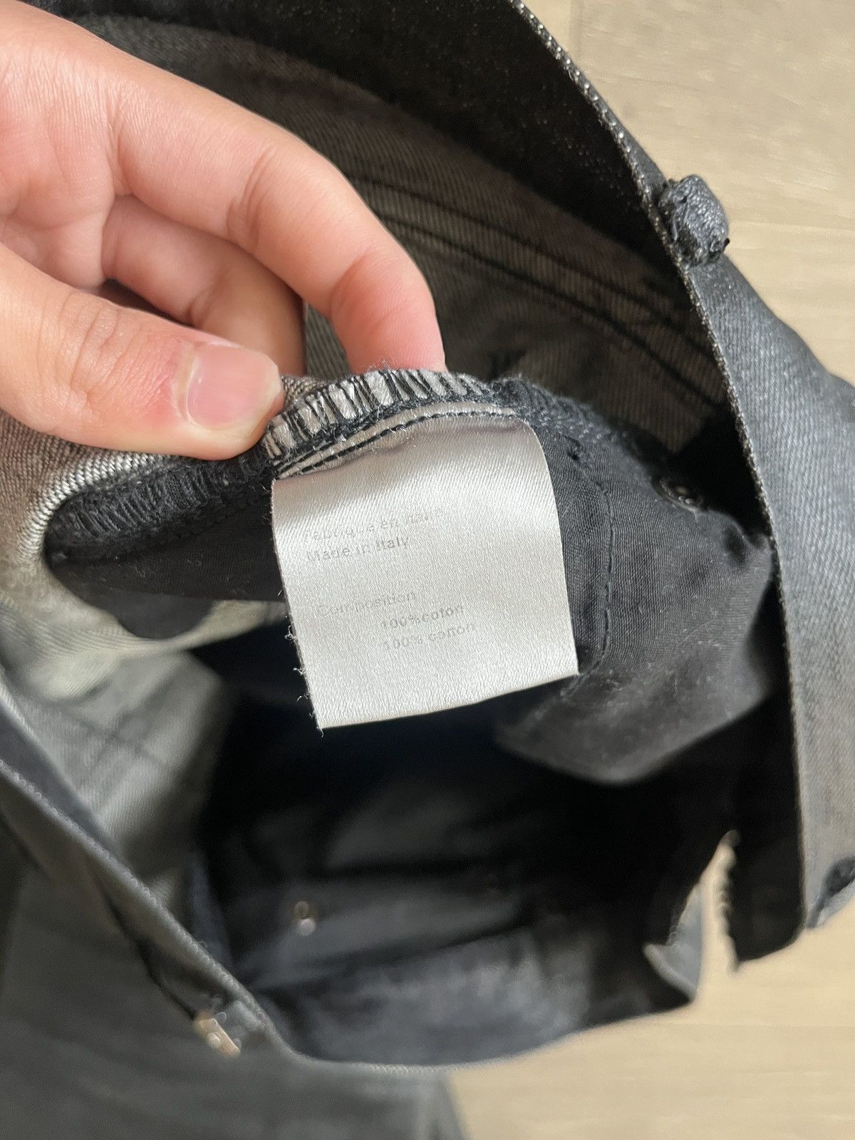 Dior Dior ss04 strip denim Size US 29 - 6 Thumbnail