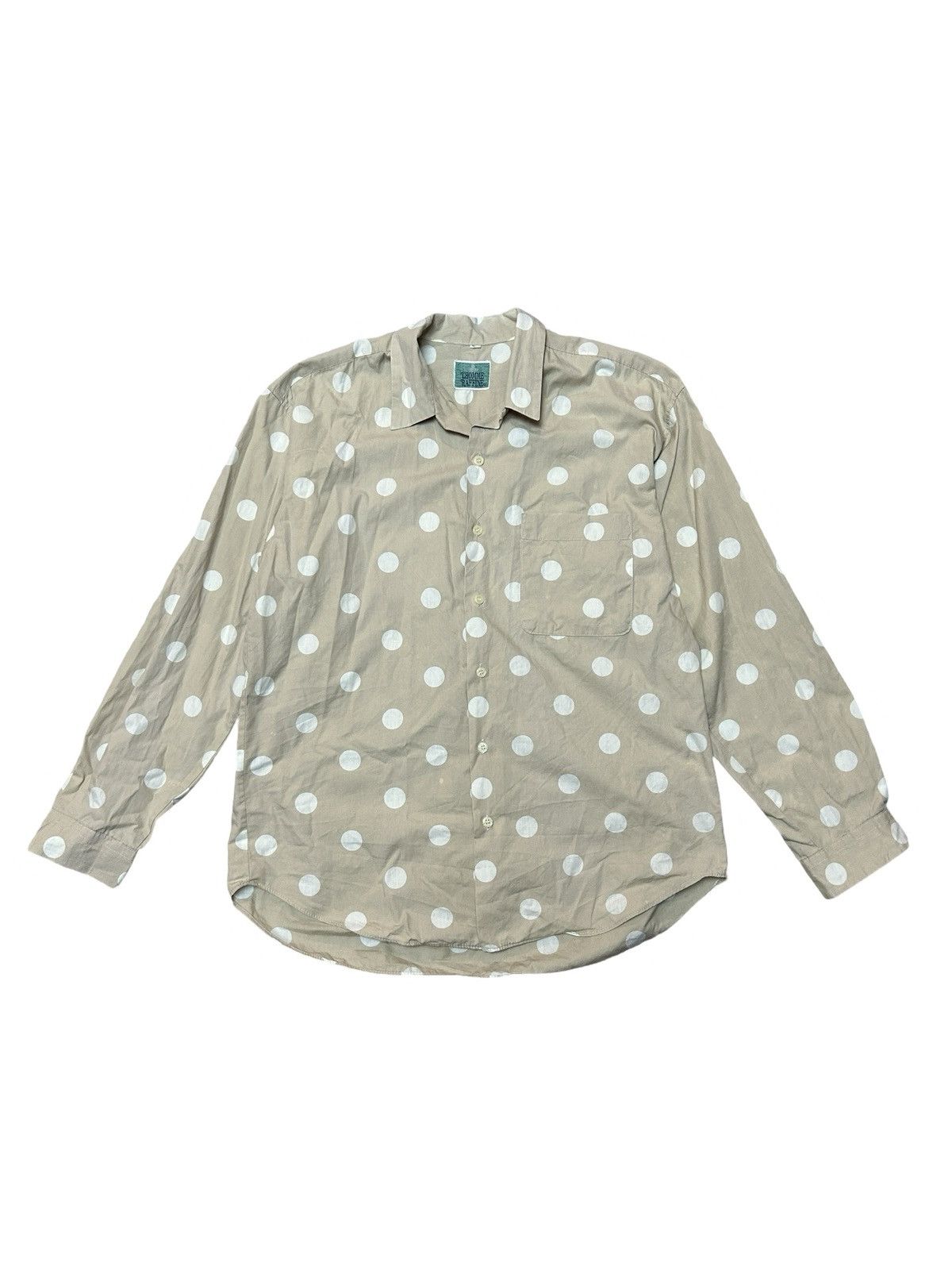 Vintage L'Homme Rafine Polka Dot Shirt Size US L / EU 52-54 / 3 - 1 Thumbnail
