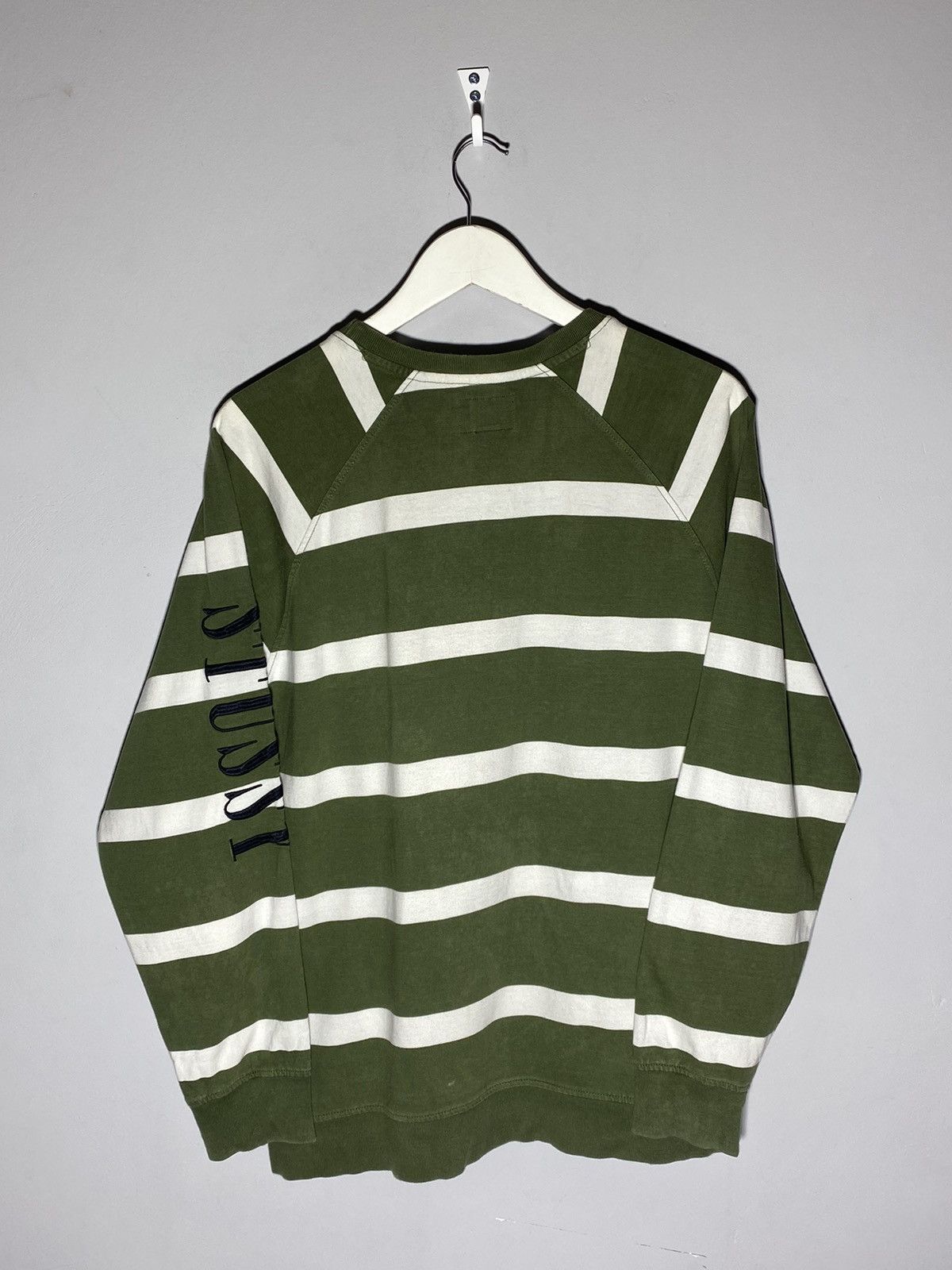 Stussy Stussy Striped Crew Neck Sweatshirt Size US M / EU 48-50 / 2 - 2 Thumbnail