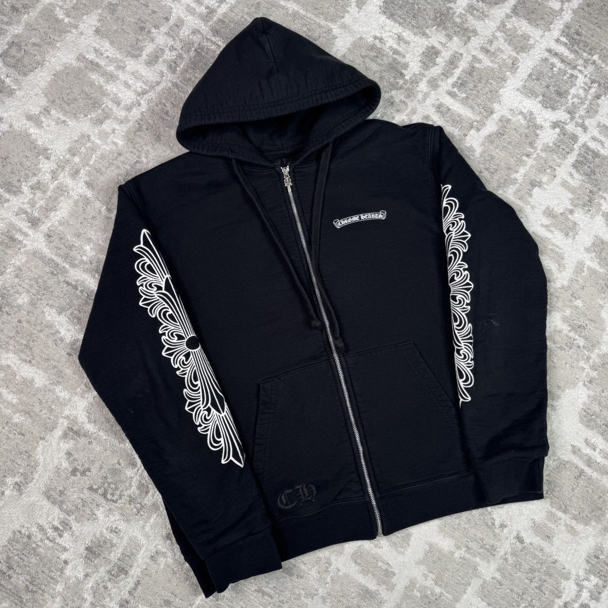 Chrome Hearts Aspen exclusive floral thermal zip up hoodie Size US L / EU 52-54 / 3 - 7 Thumbnail