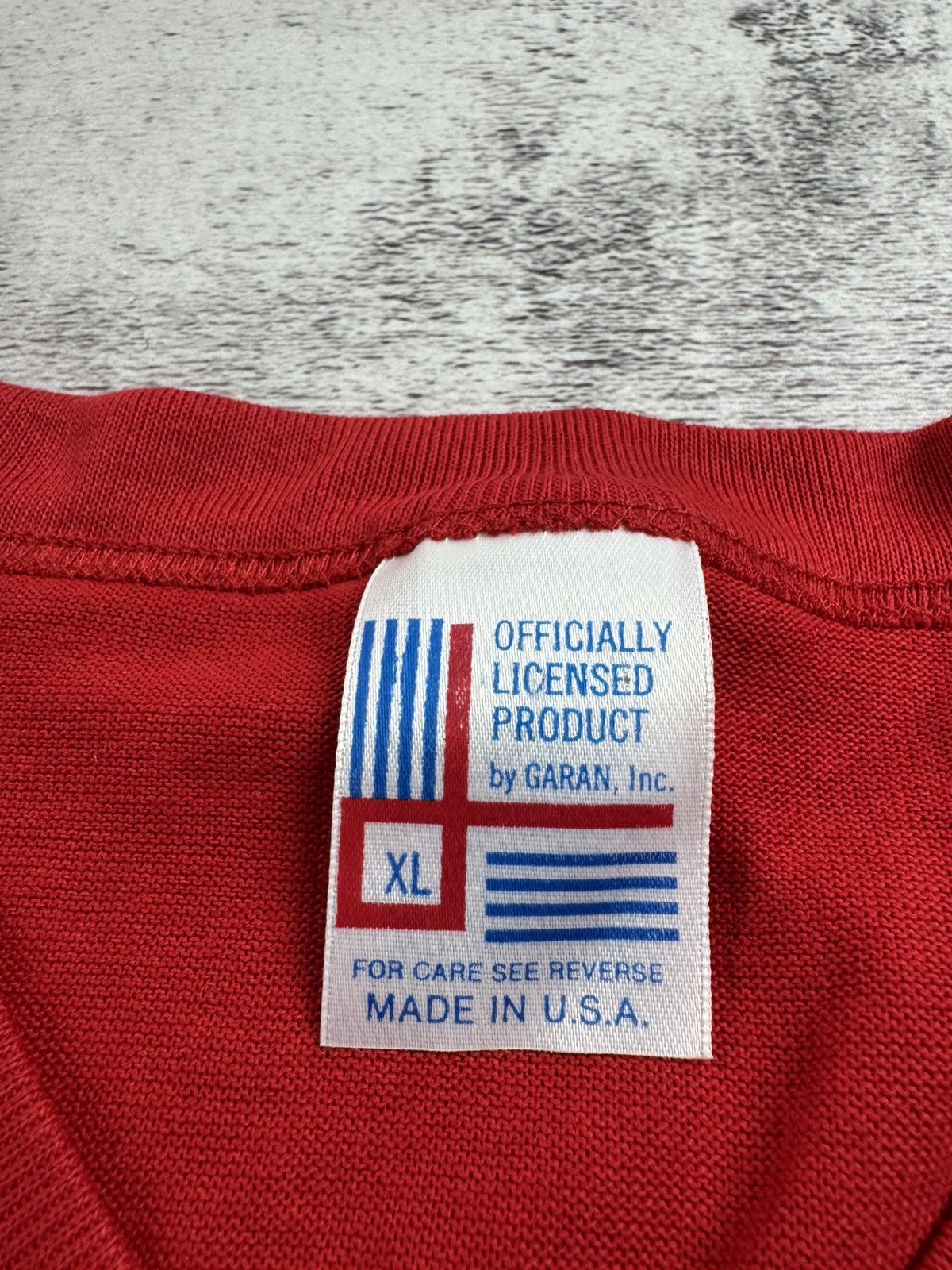 NFL San Francisco USA 80s NFL 49Ers Vintage Men’s XL Red Cotton T Shirt Tee Jersey Size US XL / EU 56 / 4 - 8 Thumbnail