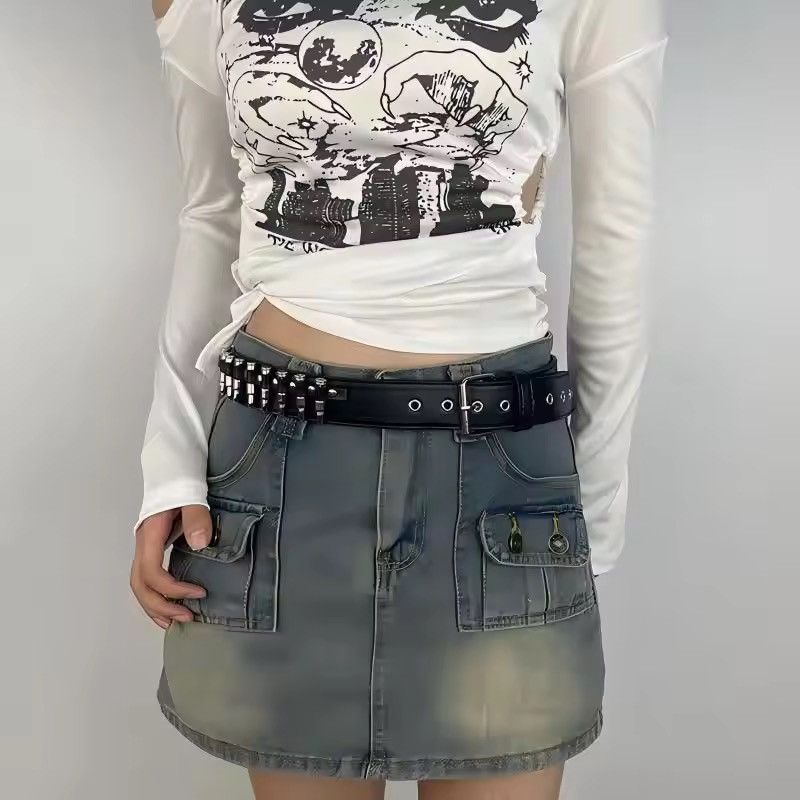 Vintage Silver Hollow Bullet Belt Size ONE SIZE - 6 Thumbnail