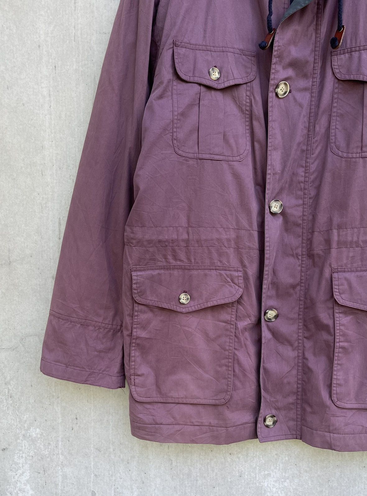 Alfred Dunhill 🔥VINTAGE 90'S DUNHILL ITALY UTILITY STYLE CHORE JACKET Size US XL / EU 56 / 4 - 3 Thumbnail