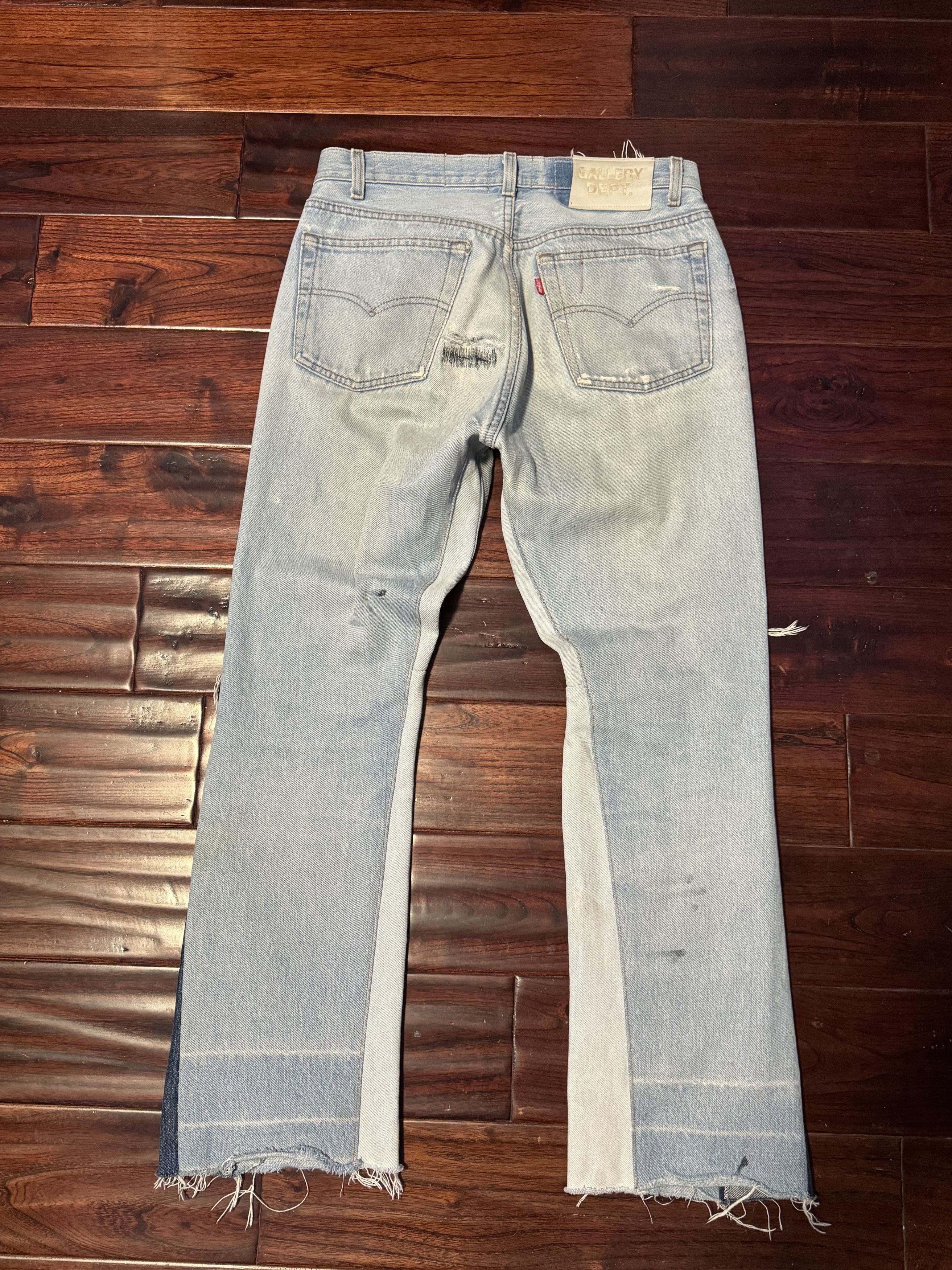 Gallery Dept. Gallery dept CUSTOM 1 OF 1 4 G PATCH levis flares Size US 30 / EU 46 - 2 Thumbnail