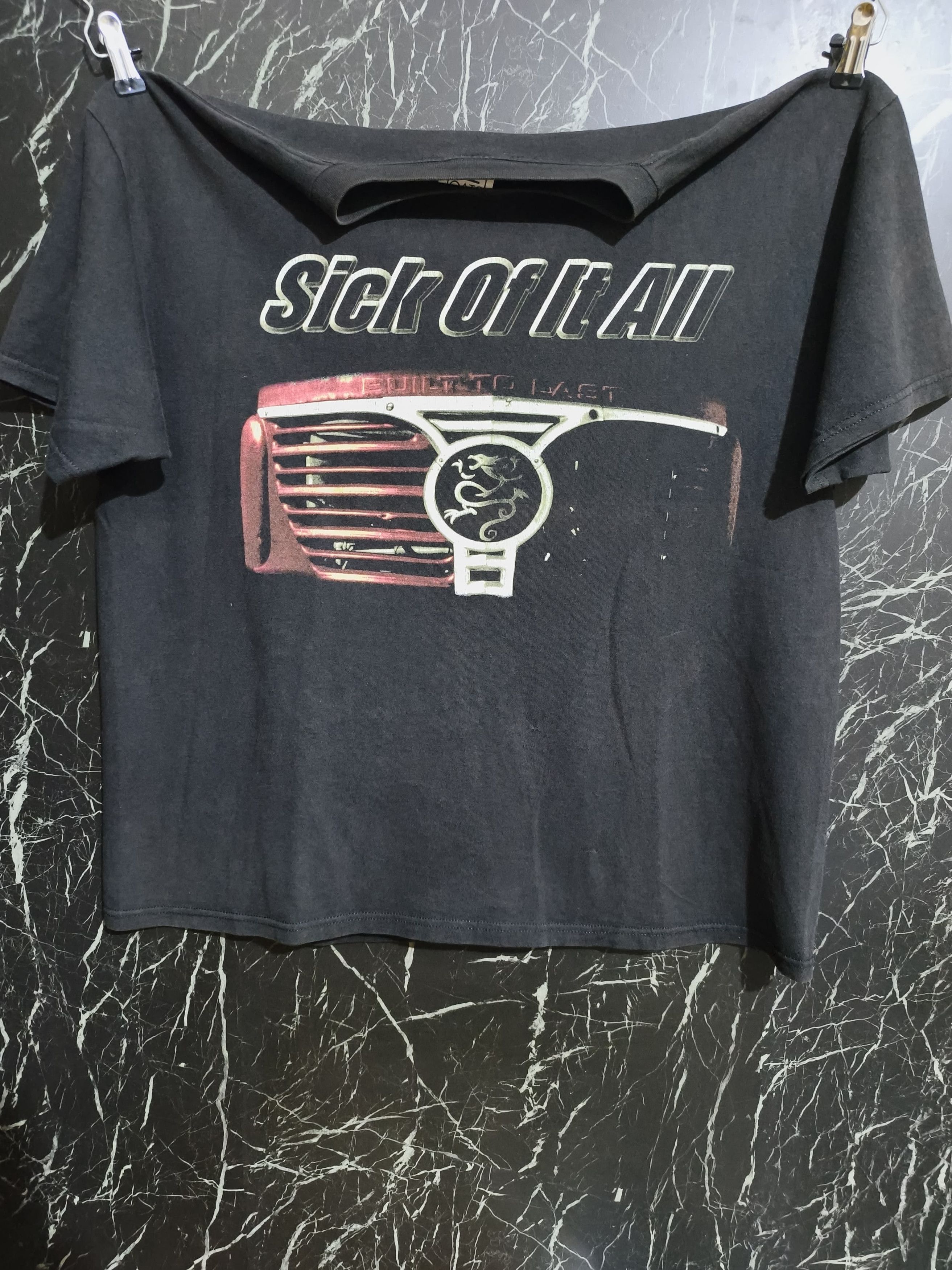 Band Tees Vintage 90s Sick Of It All NY Hardcore Band Tshirt Size US XL / EU 56 / 4 - 1 Thumbnail