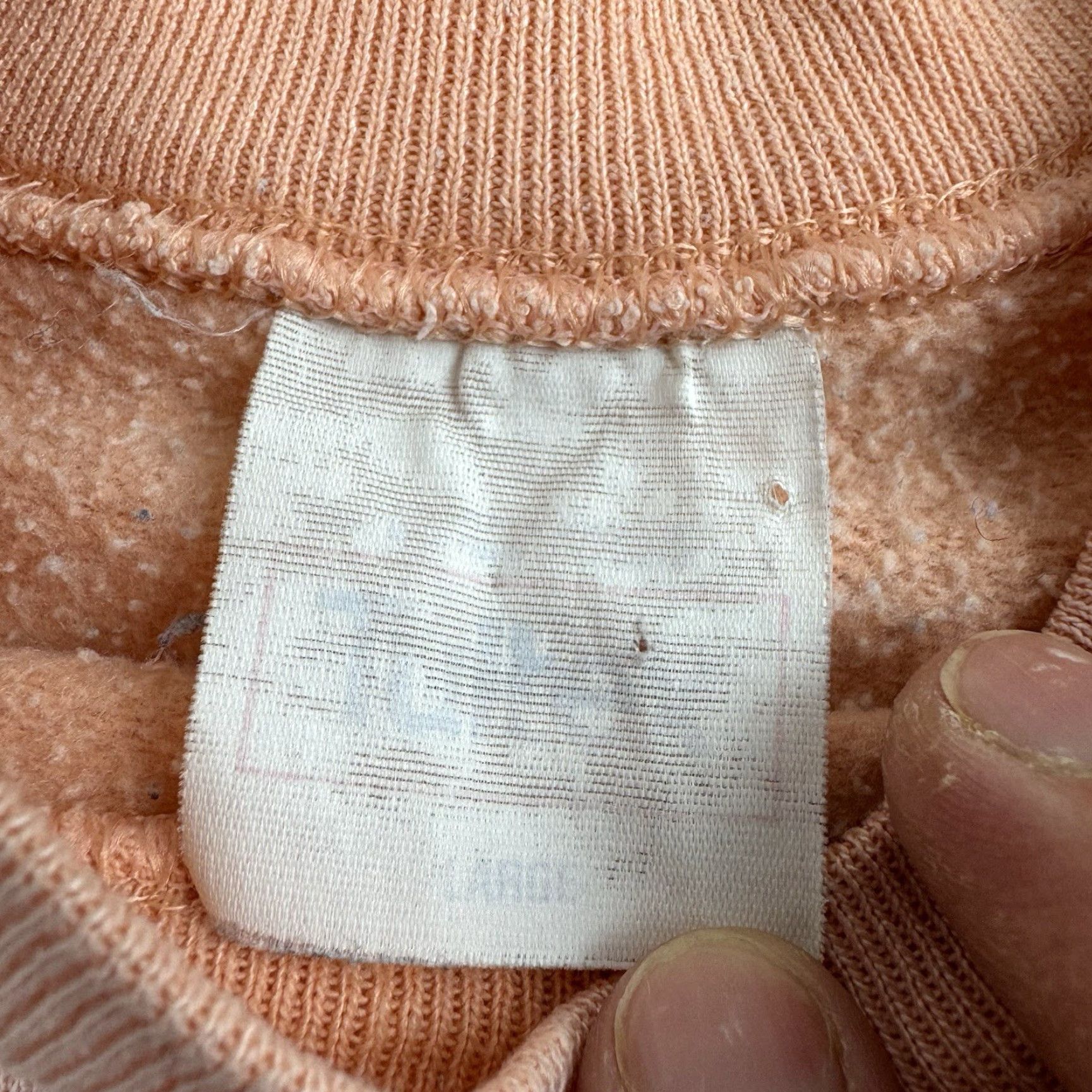 Tultex VINTAGE Tultex Sweatshirt Shirt Adult Large Pink 80s Spellout Graphic Obscure Mens Pullover Size US L / EU 52-54 / 3 - 5 Thumbnail