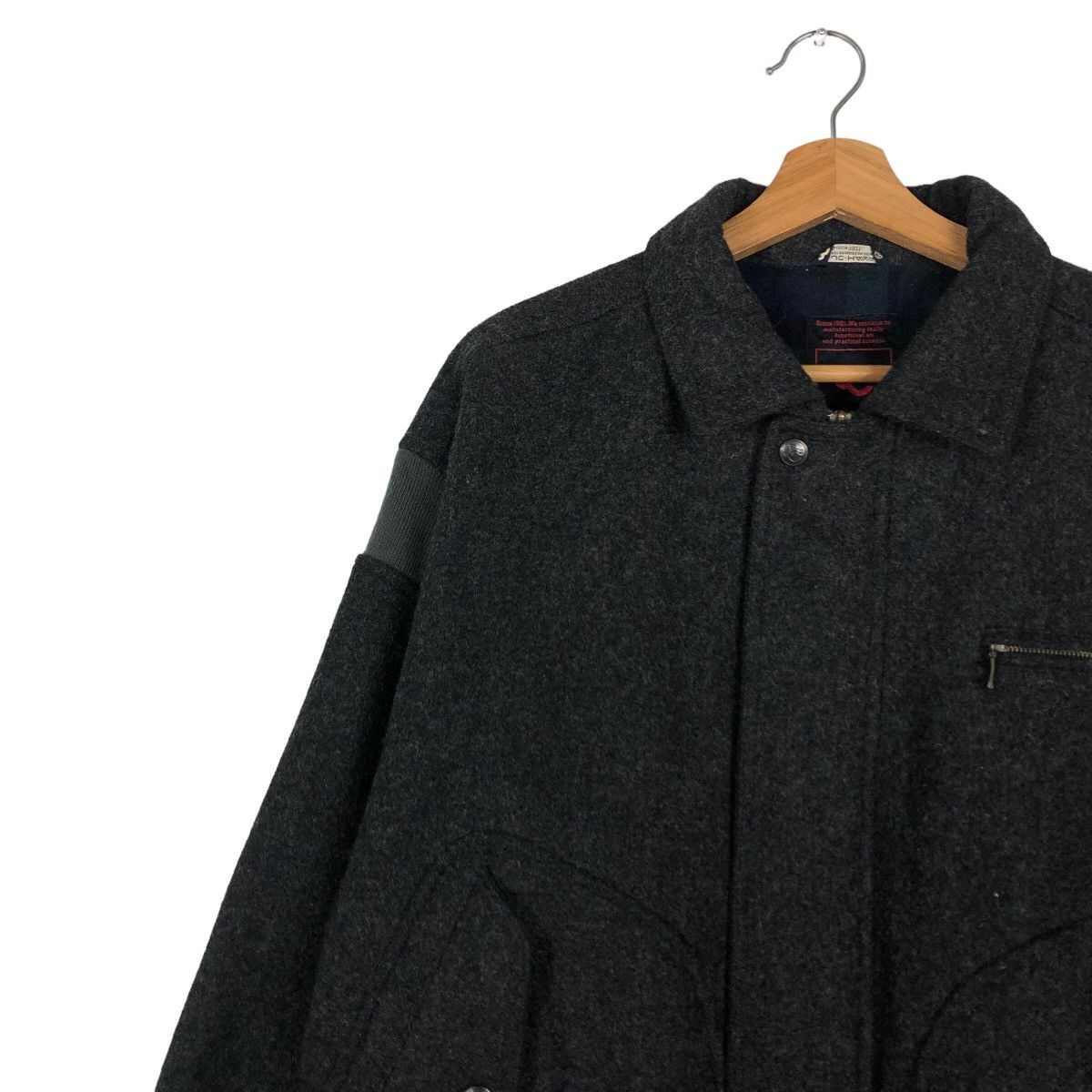 Issey Miyake 🔥Vintage Biker Wool Jacket JC Haward Blanket Tartan Japan Size US M / EU 48-50 / 2 - 7 Thumbnail