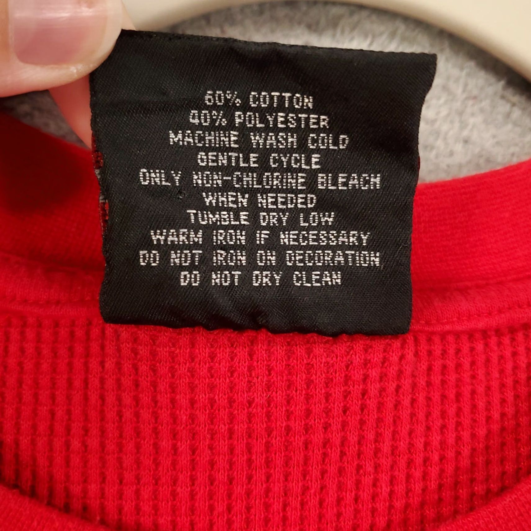 Southpole VINTAGE Southpole Shirt Mens 2XL Red Thermal Knit Crew Neck Long Sleeve Logo 90s Size US XXL / EU 58 / 5 - 6 Thumbnail