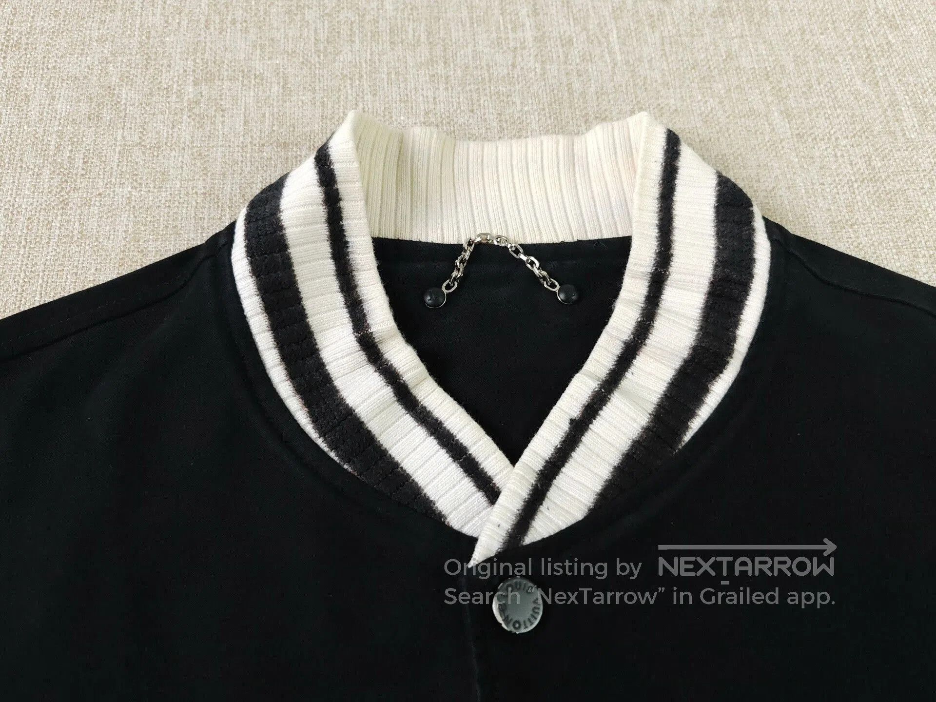 Louis Vuitton Louis Vuitton x Hiroshi Fujiwara Baseball Jacket. Size US L / EU 52-54 / 3 - 3 Thumbnail