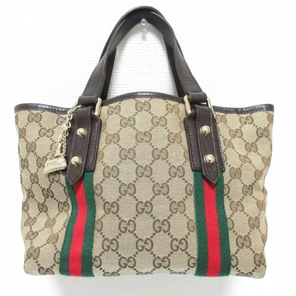 Gucci Gucci Gucci GG Canvas Mini Tote Bag Canvas Tote Bag 139261 Size ONE SIZE - 1 Thumbnail
