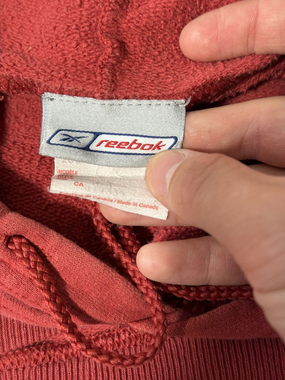 Reebok Vintage Y2K Made in Canada Reebok Faded Hoodie Size US M / EU 48-50 / 2 - 5 Thumbnail