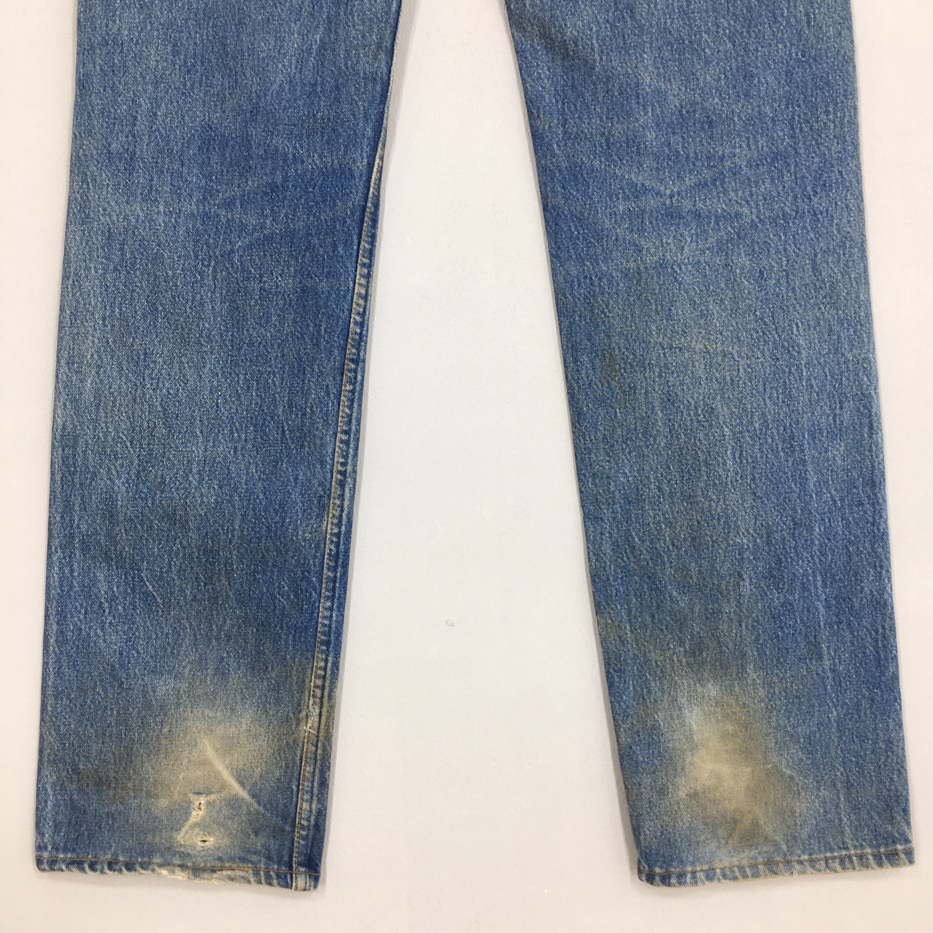 Size 34x34.5 Vintage Levi's 501XX Blue Stone Washed Jeans