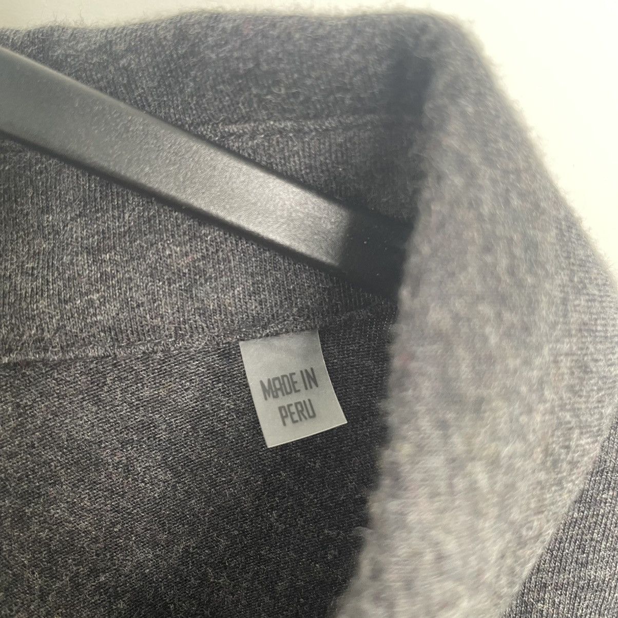 PATRICK ASSARAF Patrick Assaraf Pima Cotton Long Sleeve Polo Shirt Grey XL Size US XL / EU 56 / 4 - 3 Thumbnail