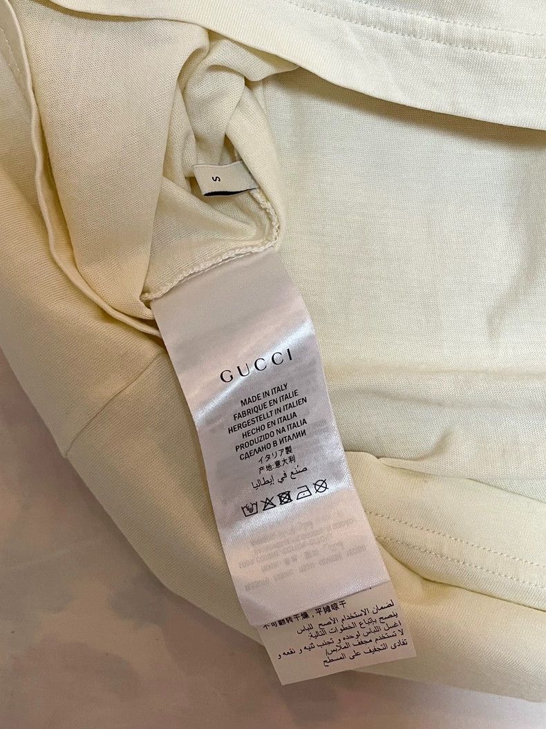 Gucci Gucci Large logo loose white T-shirt 2502-Nextarrow Size US S / EU 44-46 / 1 - 9 Thumbnail