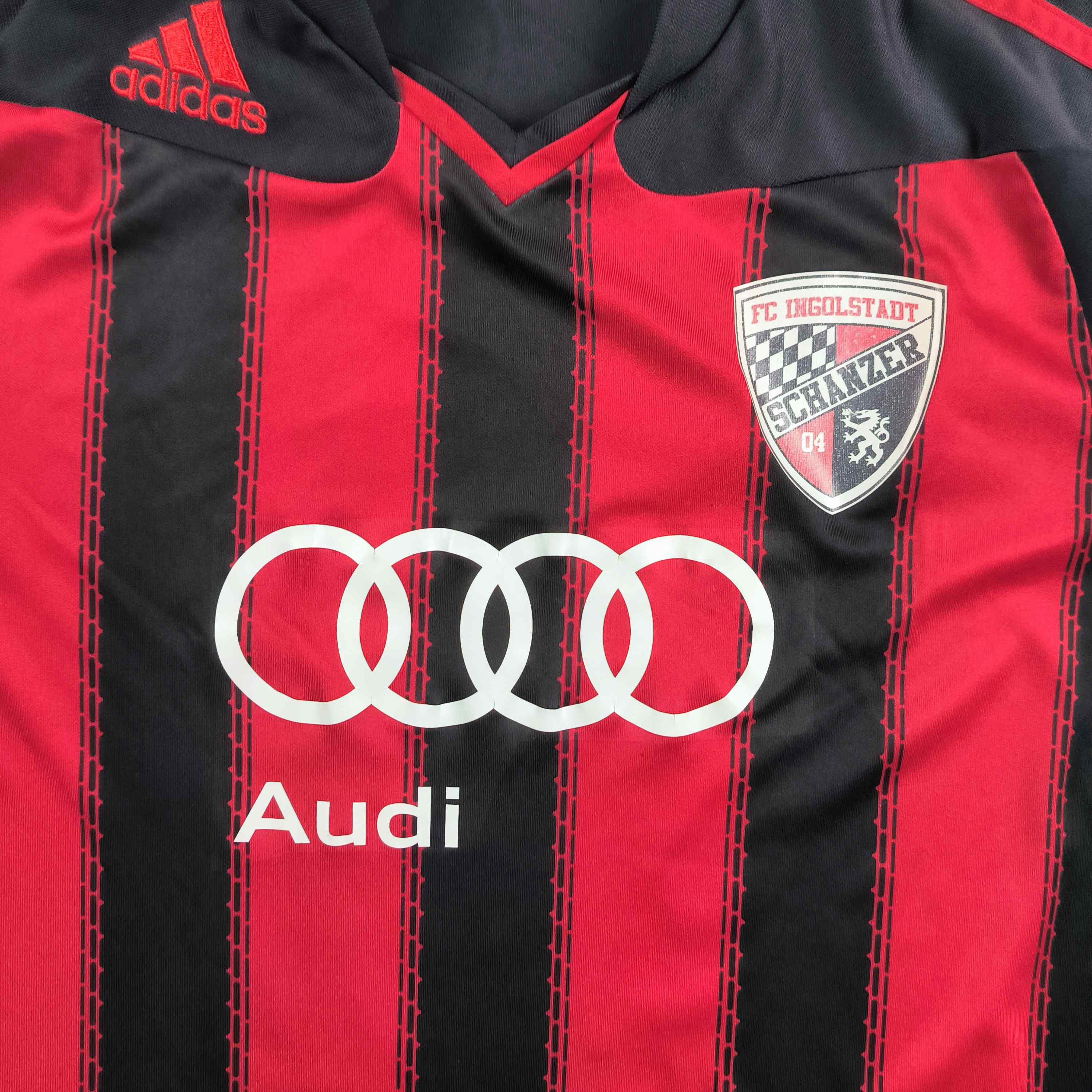 Adidas FC Ingolstadt 2010-12 Adidas home #16 football jersey size M Size US M / EU 48-50 / 2 - 3 Thumbnail