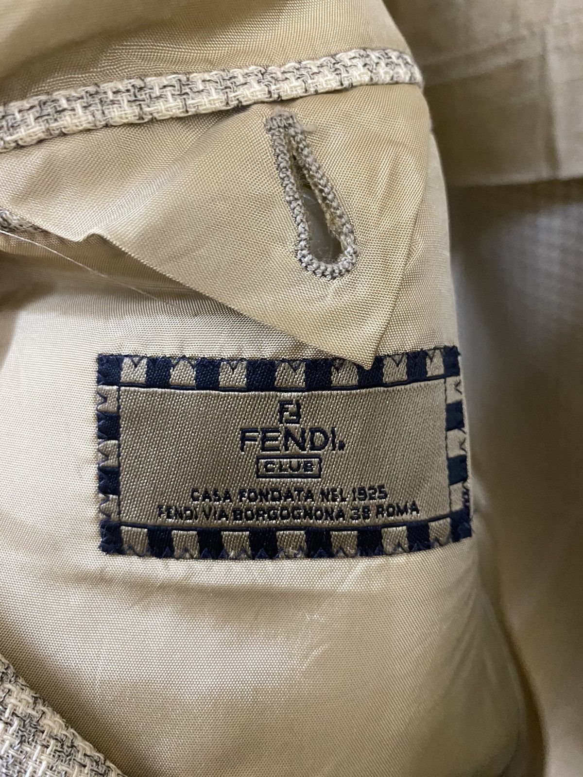 Fendi Fendi Blazer Vtg Size 44L - 8 Thumbnail
