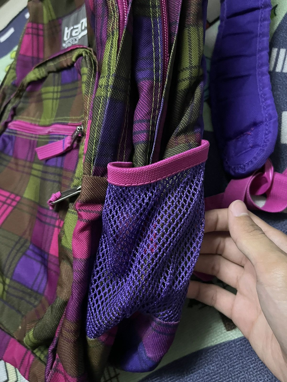 Jansport TRANS BY JANSPORT PLAID BACKPACK HARDTOFIND Size 34 - 10 Thumbnail