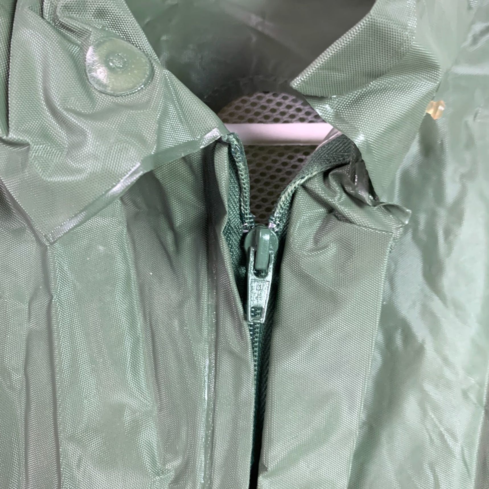 Rains VINTAGE Sportsmans Choice Jacket Mens M PVC Green Full Zip Windbreaker Raincoat Size US M / EU 48-50 / 2 - 4 Thumbnail