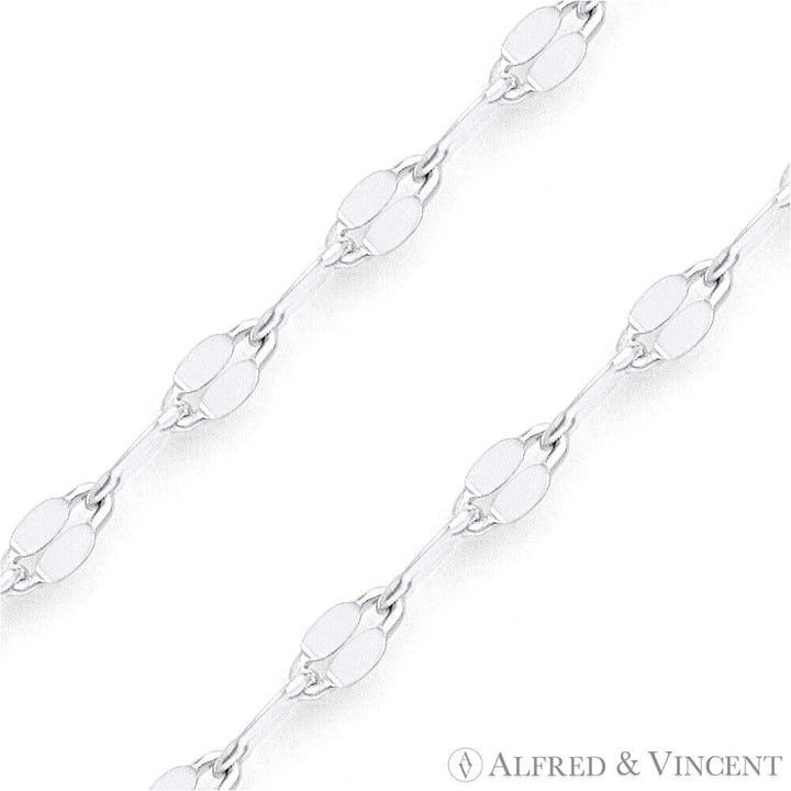 Other 2.2mm D-Cut Coffee Chain Necklace in .925 Sterling Silver Size ONE SIZE - 2 Thumbnail