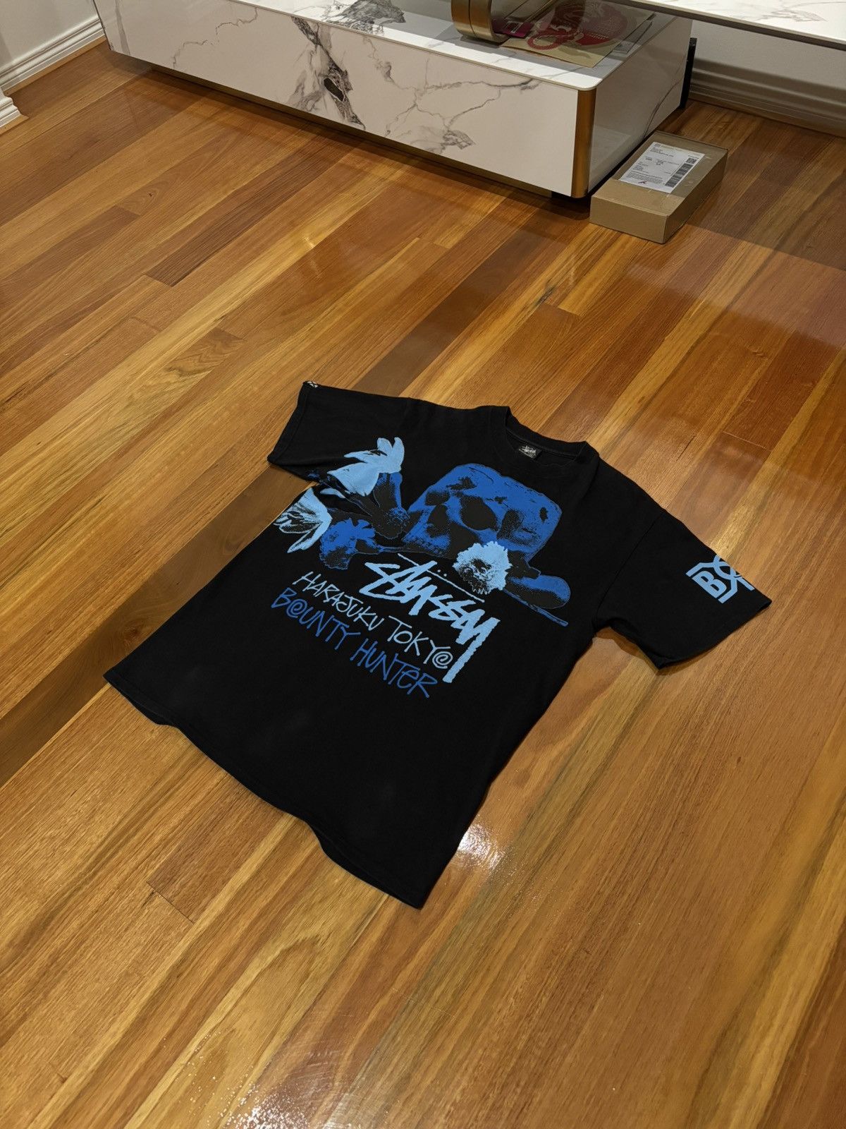 Stussy x Bounty Hunter SS06 Beauty and the Beast Skull Tee