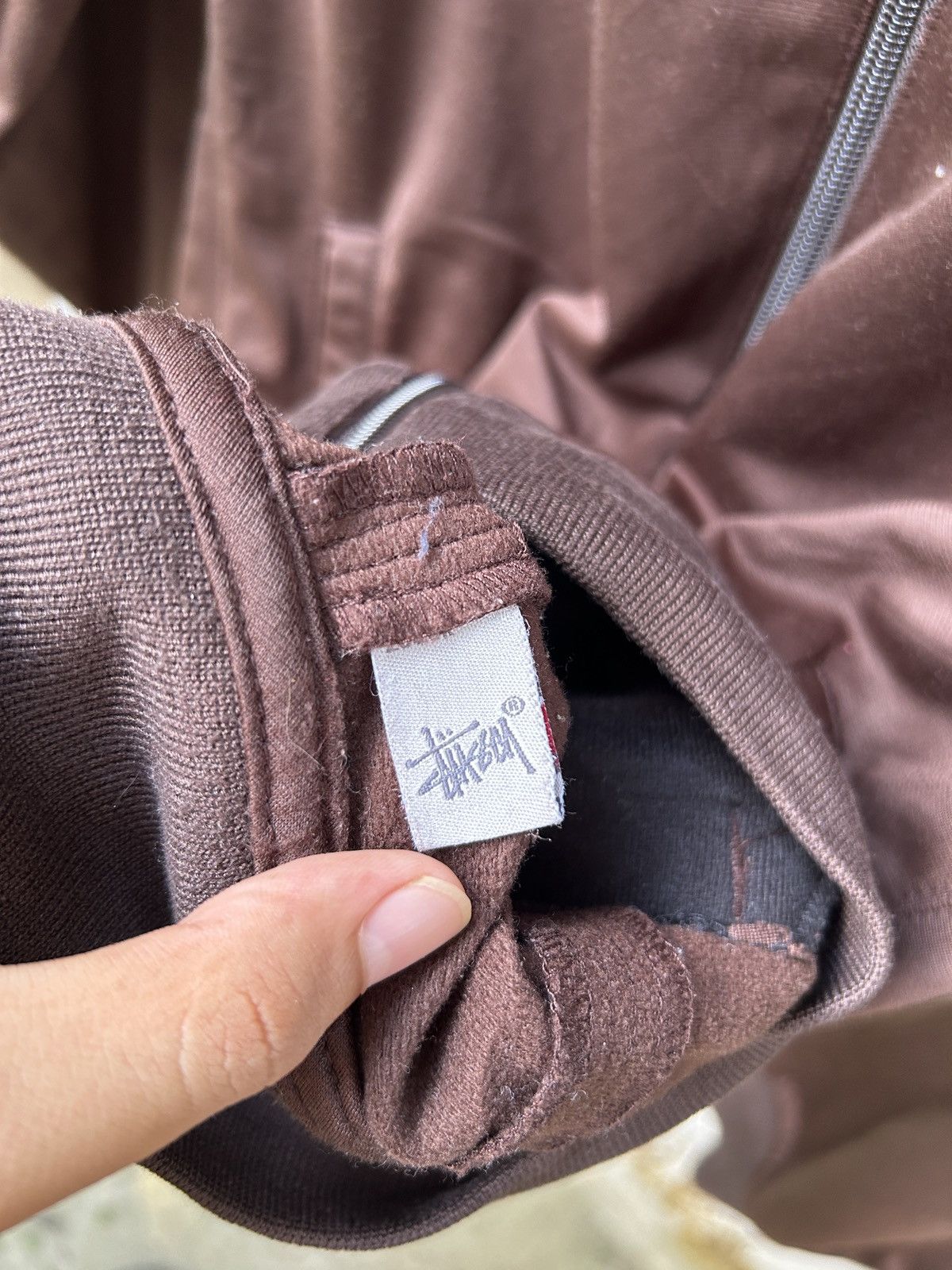 Stussy Vintage Old Stussy brown Track Jacket jersey Size US M / EU 48-50 / 2 - 13 Thumbnail