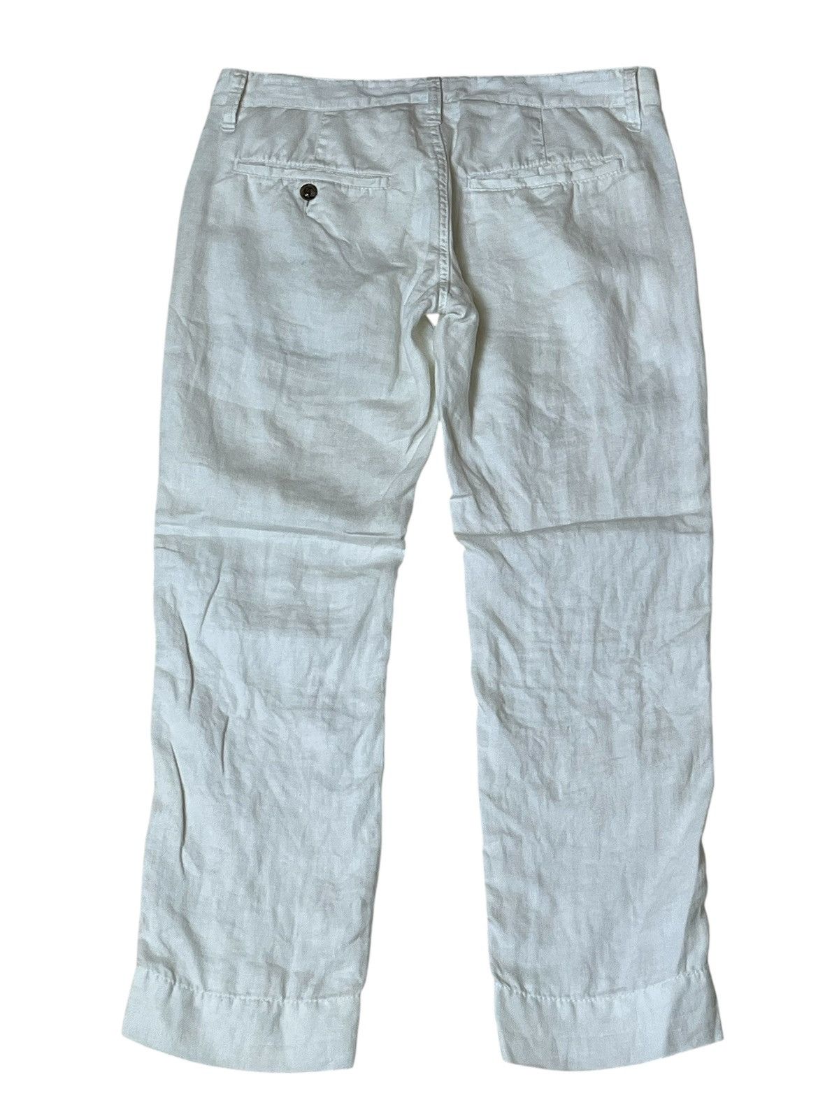 GOSTAR DE FUGA Archival japanese GOSTAR DE FUGA white linen casual pants Size US 31 - 3 Thumbnail