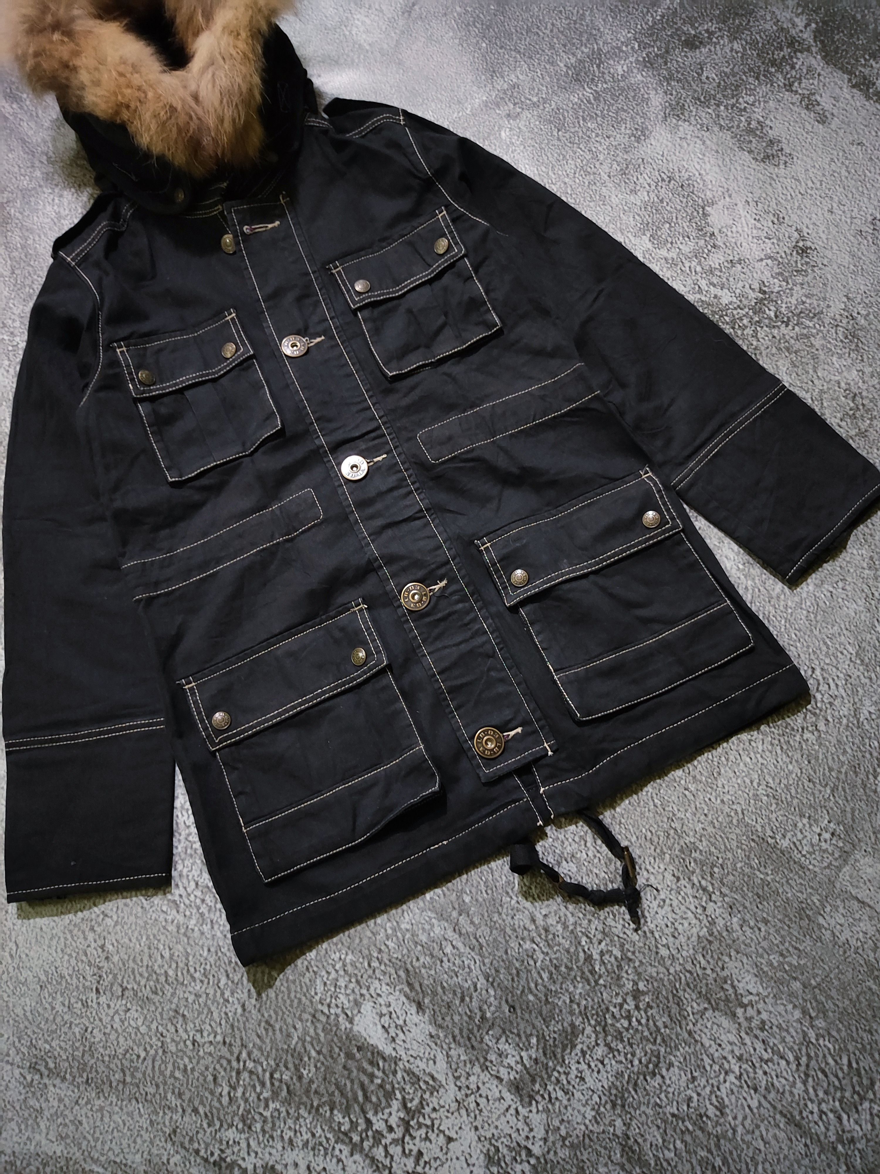 If Six Was Nine × Japanese Brand × Le Grande Bleu (L.G.B.) LB-03 Multi Pocket Cargo Parka Jacket Size M / US 6-8 / IT 42-44 - 3 Thumbnail