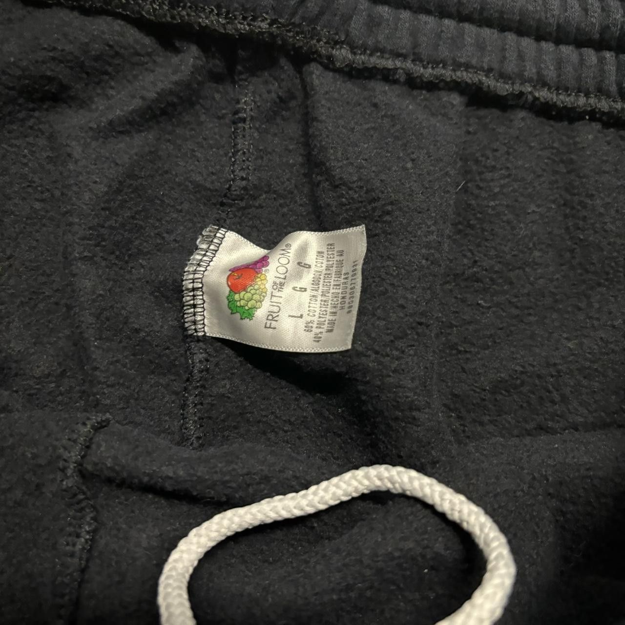 Japanese Brand × Vintage Crazy Vintage Y2K/2000s Black Essential Sweatpants! Size US 30 / EU 46 - 6 Thumbnail