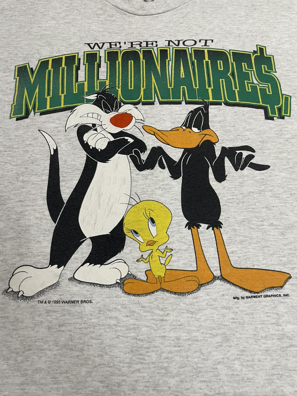 Vintage × Warner Bros Vintage Cartoon Network 1995 Warner Bros by Garment Graphic Size US M / EU 48-50 / 2 - 6 Thumbnail