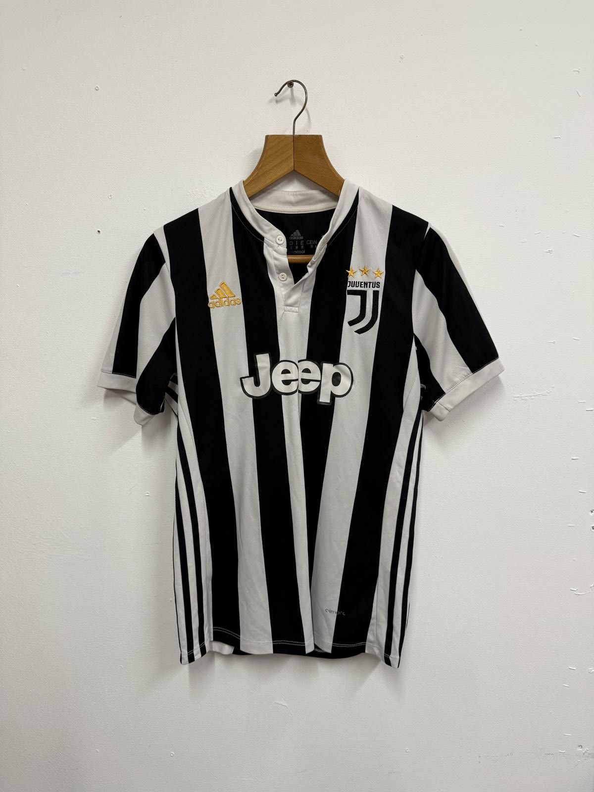 Adidas Adidas Juventus Football Jersey Black and White Stripes, Men Size US M / EU 48-50 / 2 - 1 Thumbnail