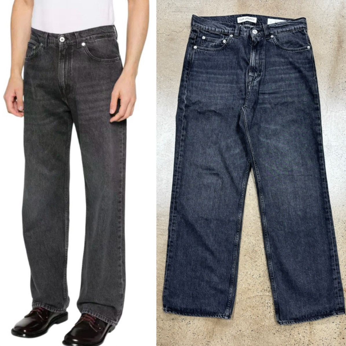 Our Legacy Our Legacy third cut Washed Denim Pants/ Jeans Size US 34 / EU 50 - 1 Thumbnail