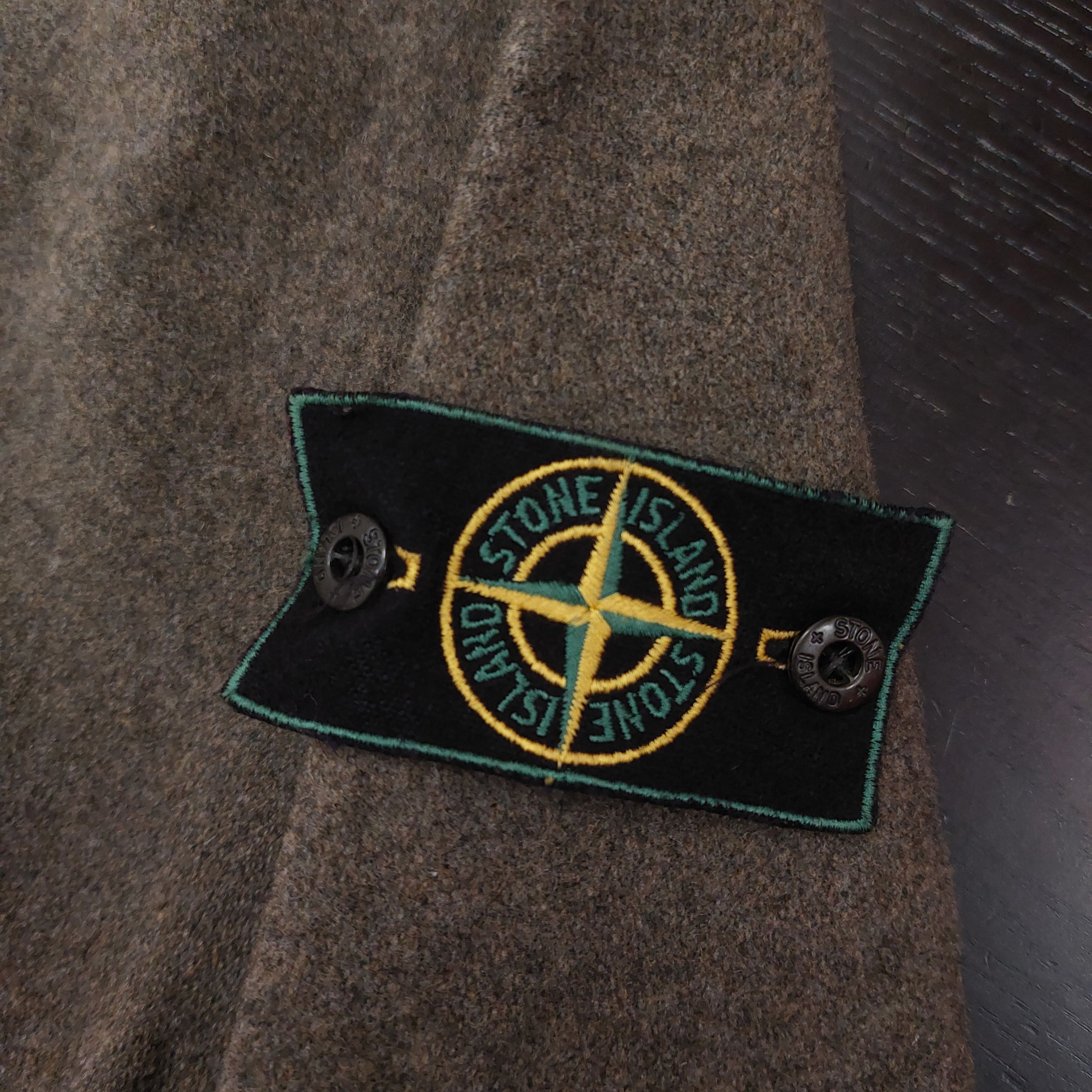 Stone Island Stone Island vintage green wool jacket green badge XL Size US XL / EU 56 / 4 - 3 Thumbnail