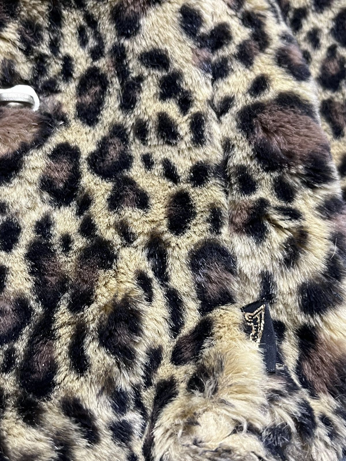 20471120 Hyoma - furry leopard giant tote bag Size ONE SIZE - 4 Thumbnail