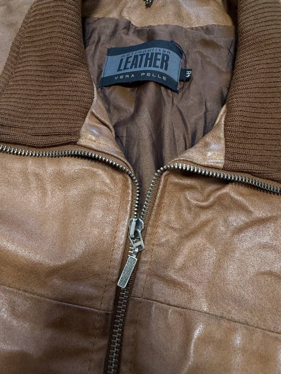 Vera Pelle × Vintage Avant Garde Vintage Cowboy Leather Jacket Vera Pelle Size US M / EU 48-50 / 2 - 4 Thumbnail