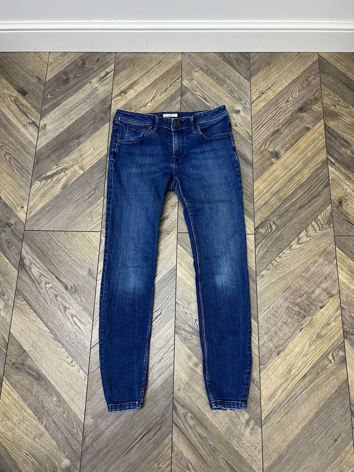 Burberry × Designer × Vintage Vintage Burberry Brit Women’s denim skinny jeans Size 31" - 2 Thumbnail