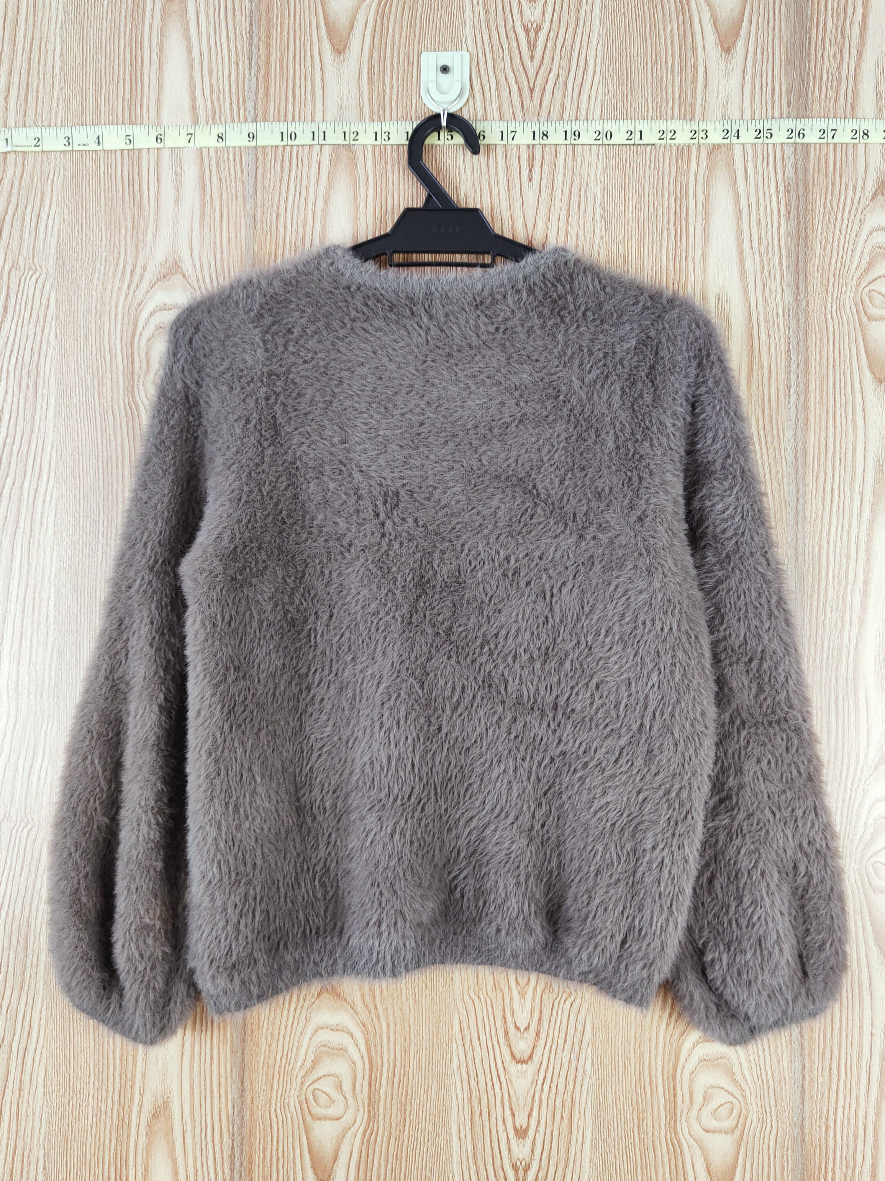 Japanese Brand × Vintage Doux Archives Dark Brown Fur Mohair Knitwear Size S / US 4 / IT 40 - 7 Thumbnail